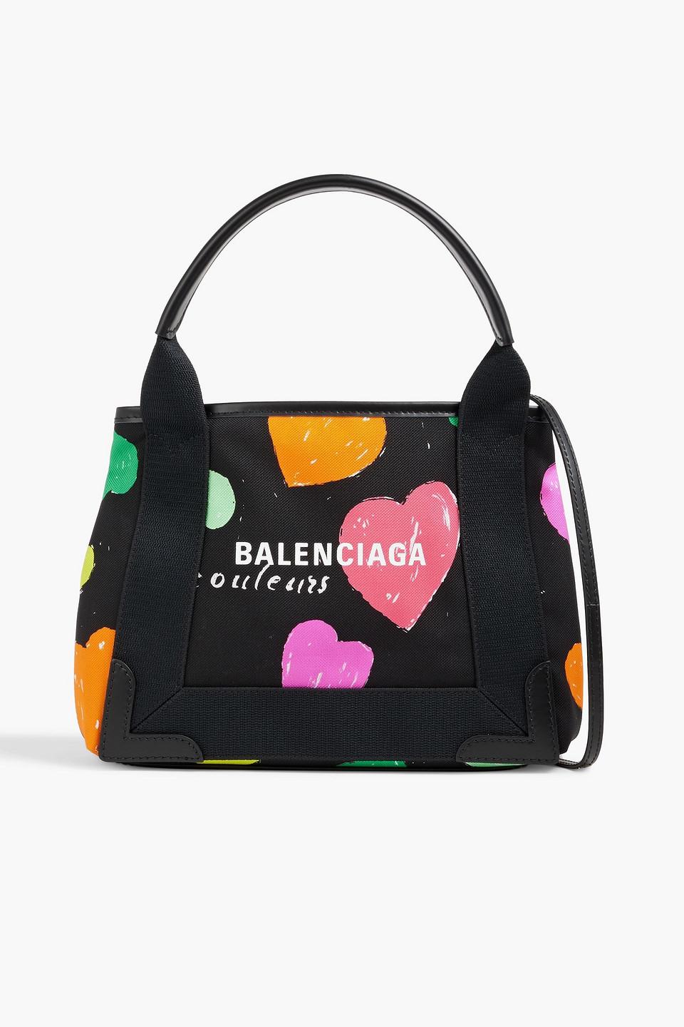 balenciaga cabas leather