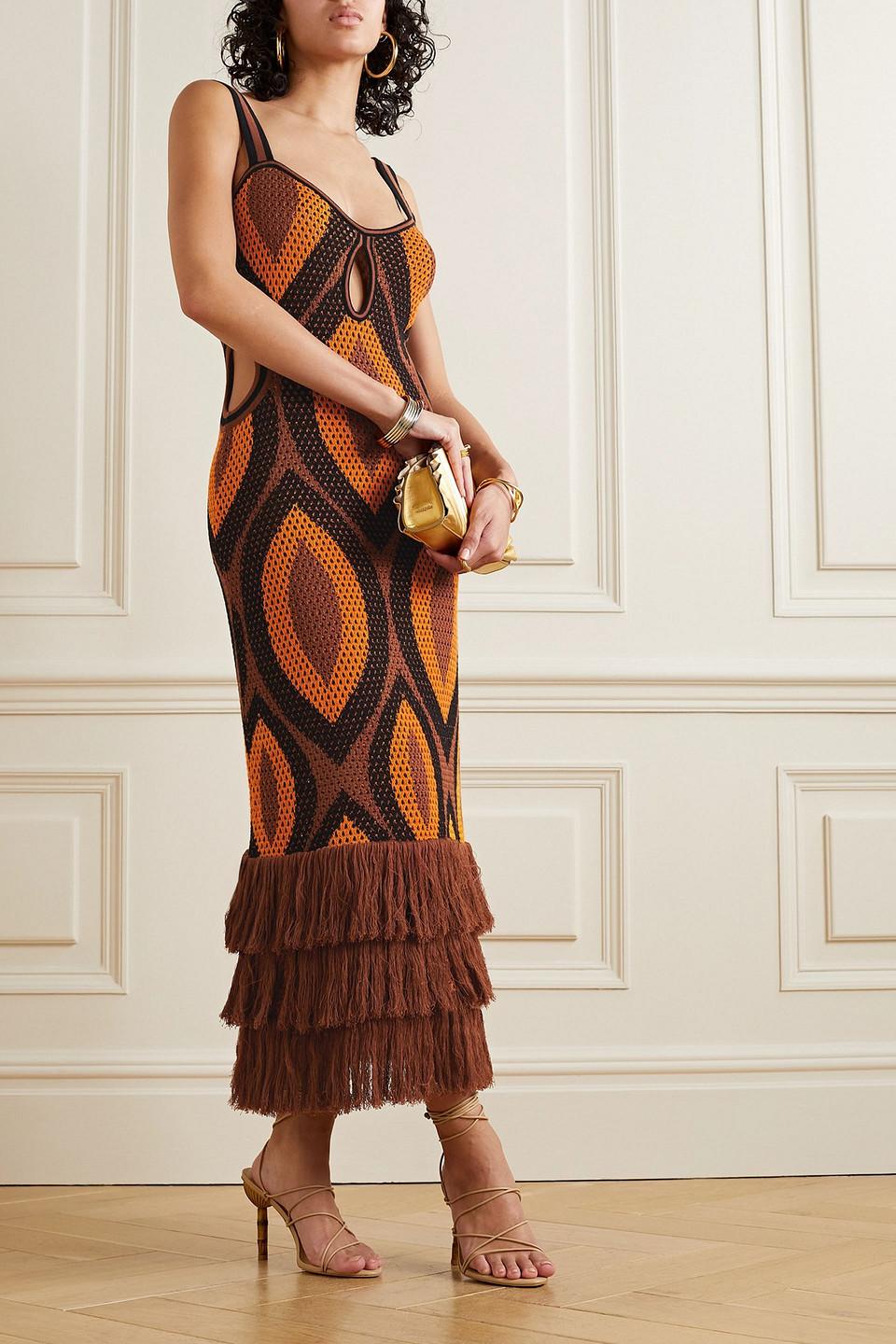 Johanna ortiz fringe dress hotsell
