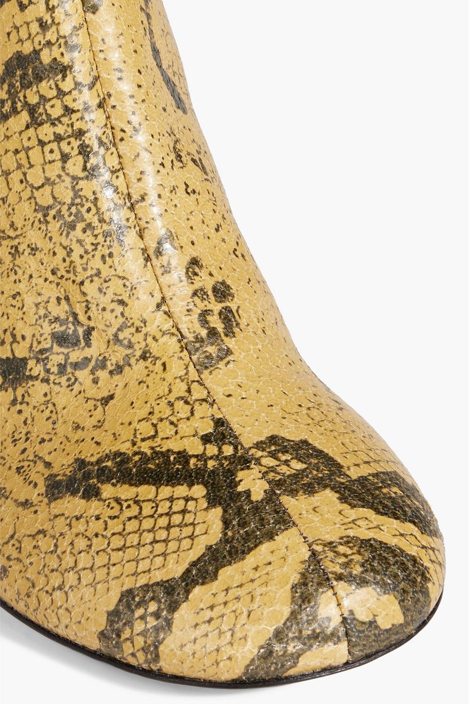 acne studios snake boots