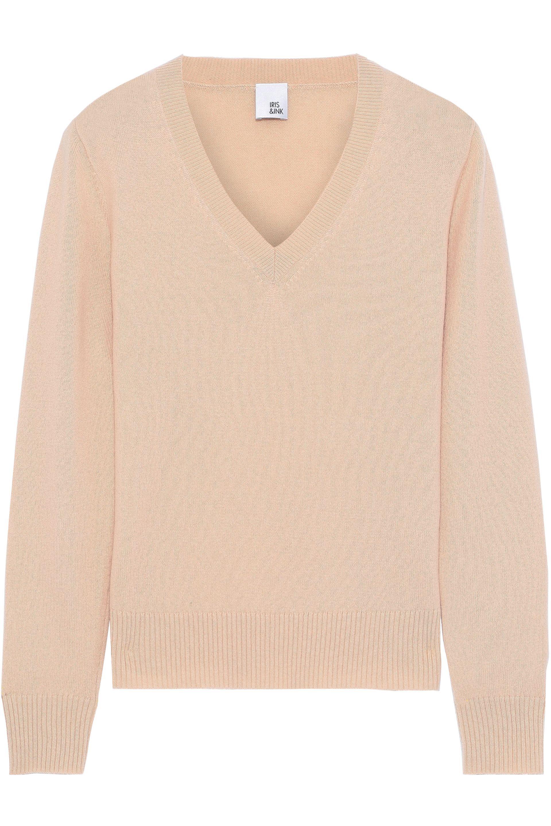 cashmere sweater beige
