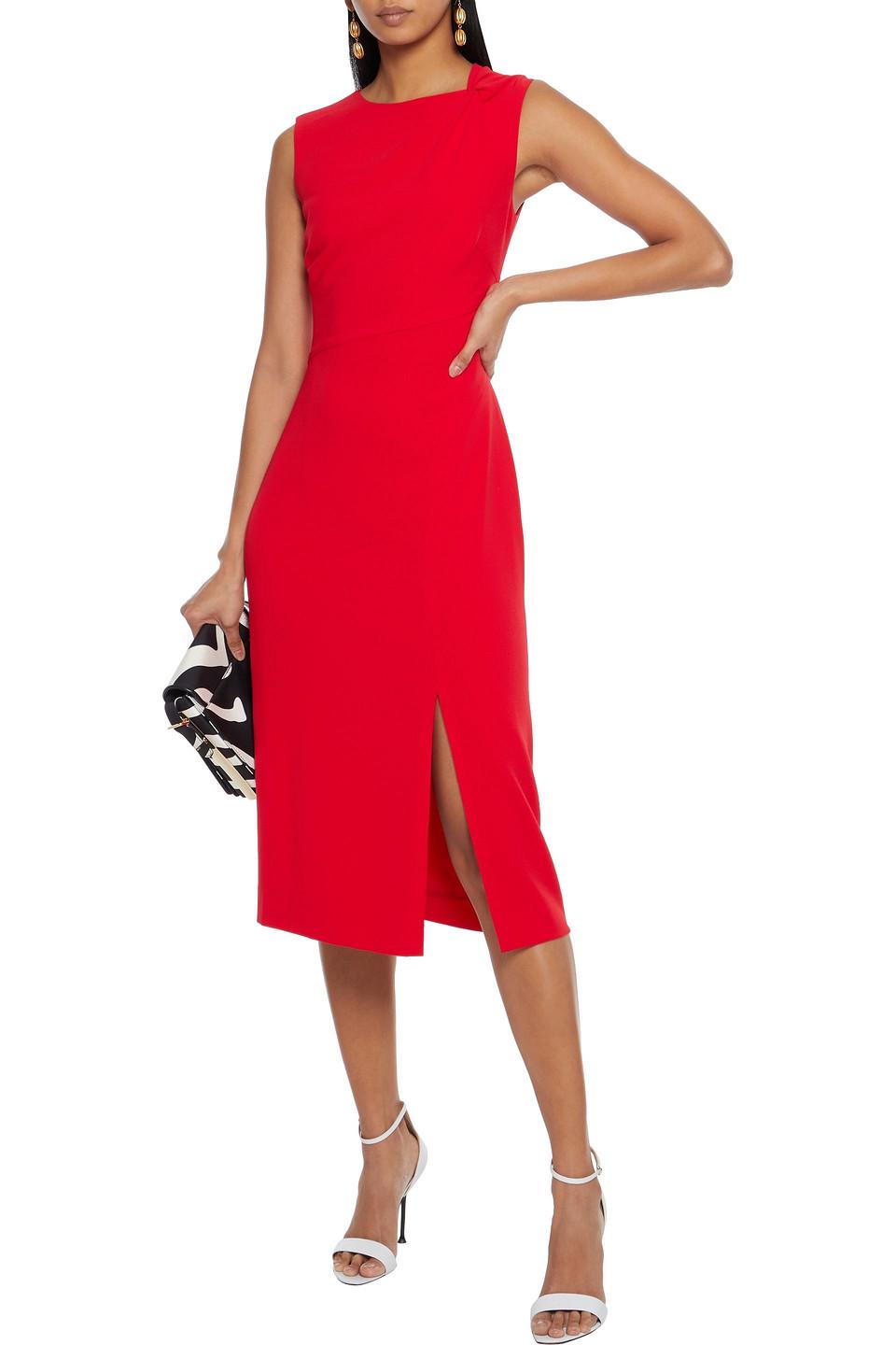 dvf front twist dress