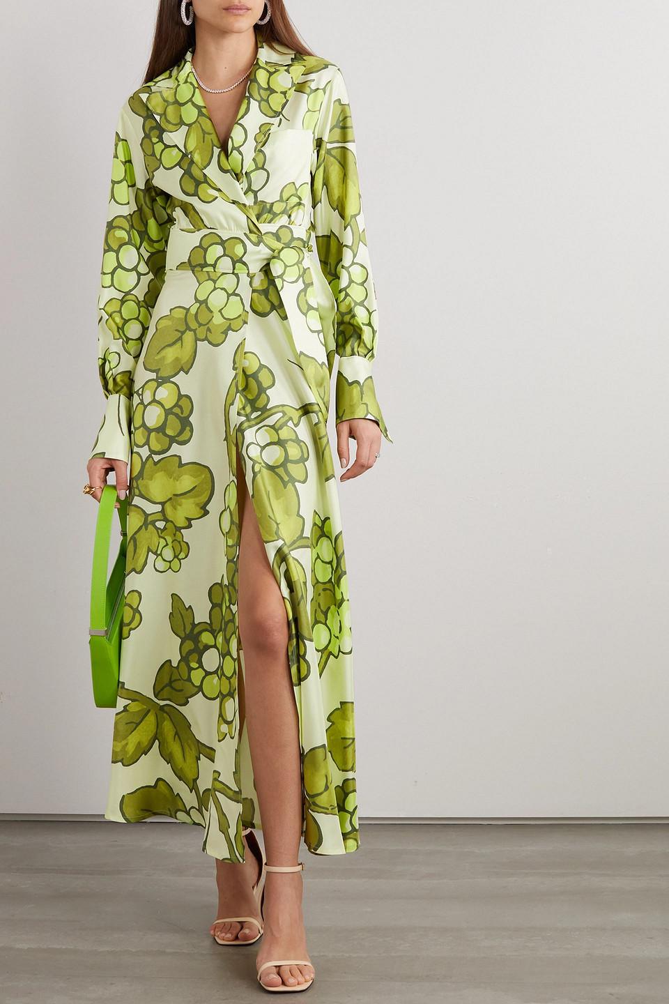 【送料&関税込】Etro Silk Twill Asymmetrical Cut Dress ETRO Asymmetric printed jersey maxi dress | NET-A-PORTER