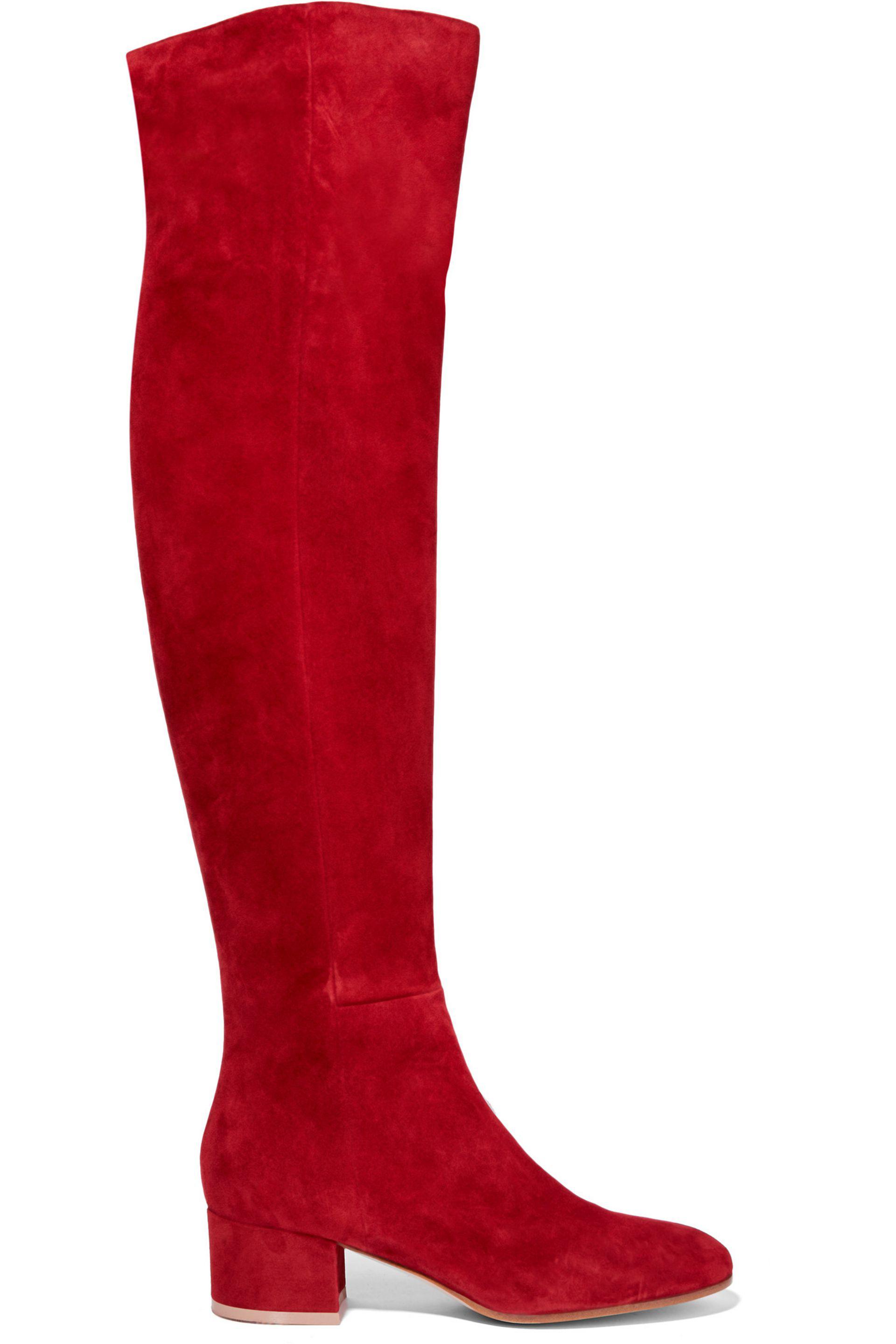 gianvito rossi over the knee suede boots
