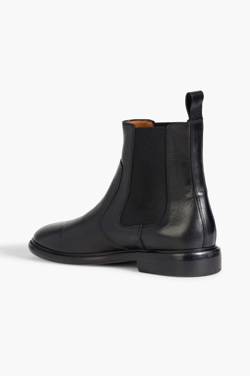 Isabel Marant Chelt Leather Chelsea Boots in Black for Men Lyst