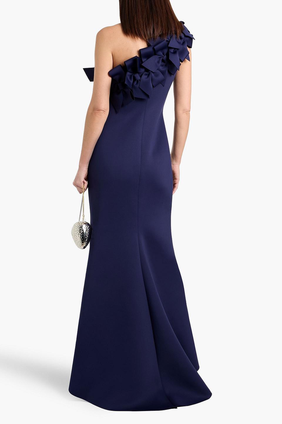 belle by badgley mischka anna one shoulder bow pleated dress Kate Spade New york Deco Mini Embellished Soft Shoulder Bag