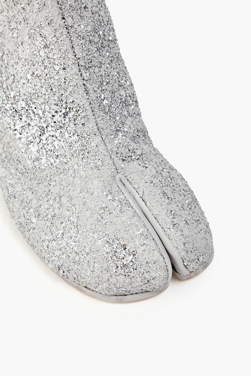 margiela glitter boots