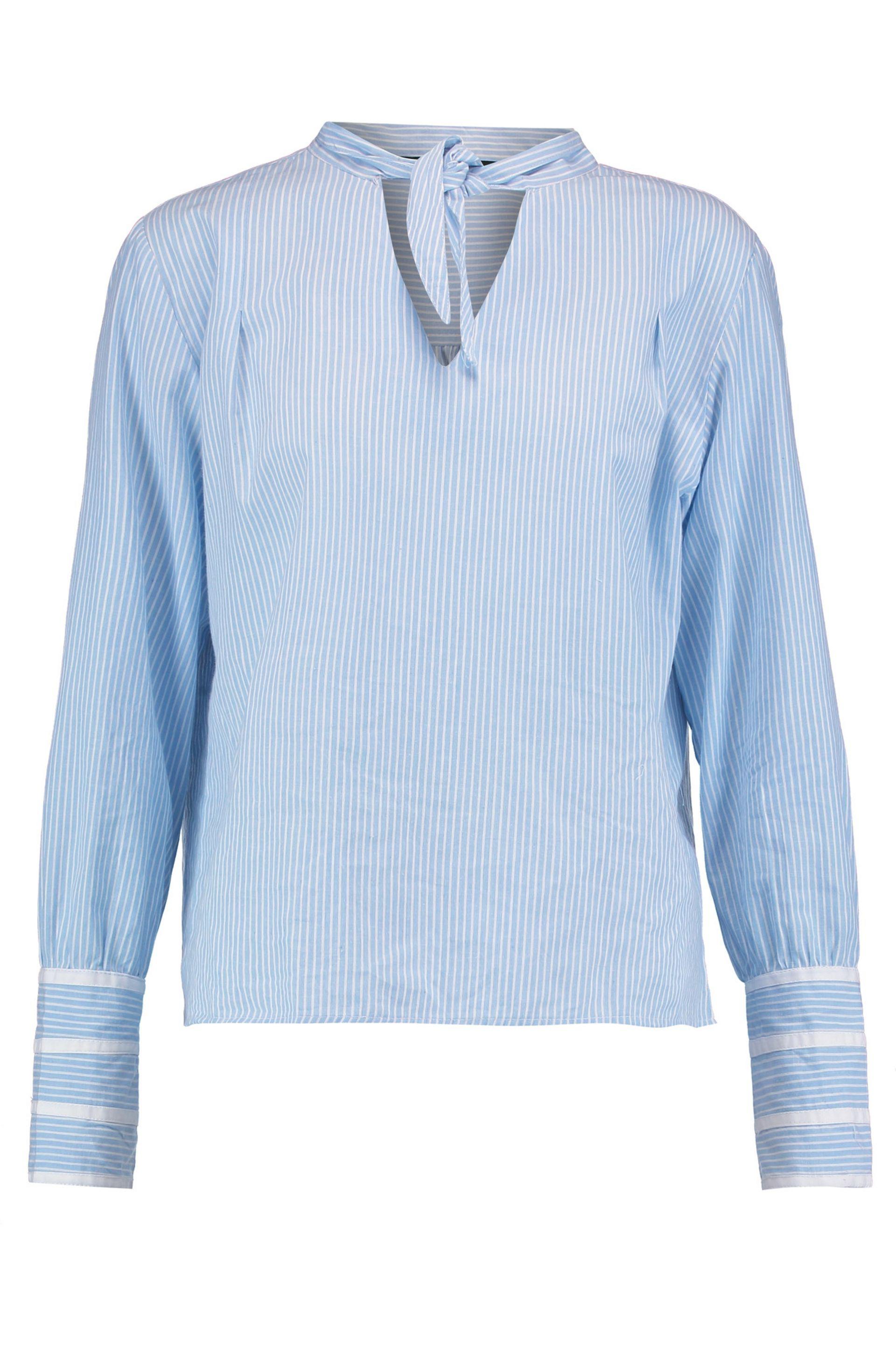 W118 By Walter Baker Striped Cotton Top Light Blue In Lyst W118 By Walter Baker Women S Striped Cotton Top Light Blue