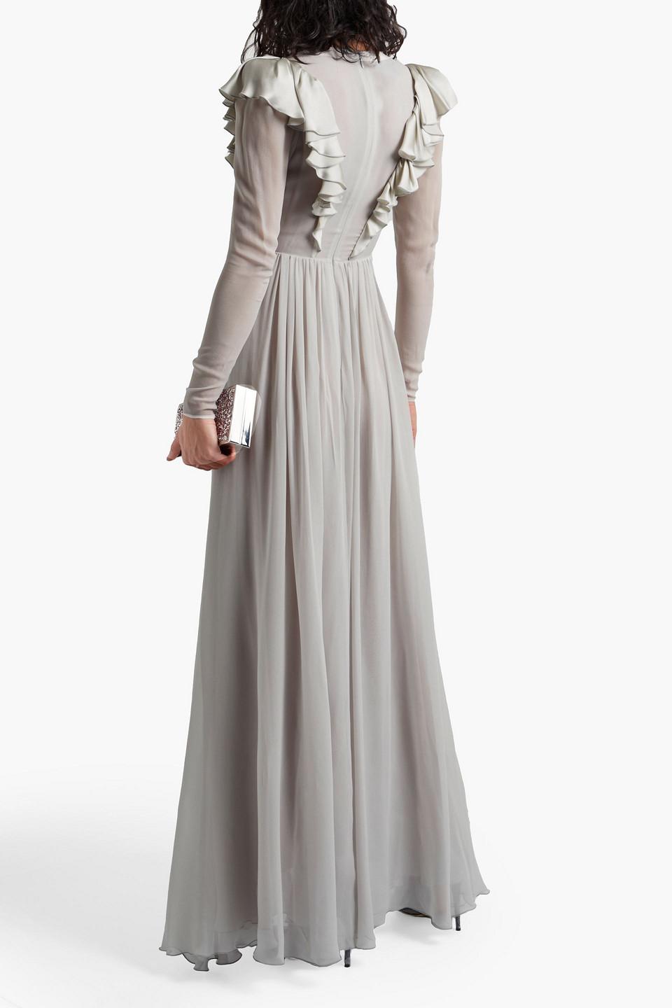 Silk-chiffon Maxi Dress 