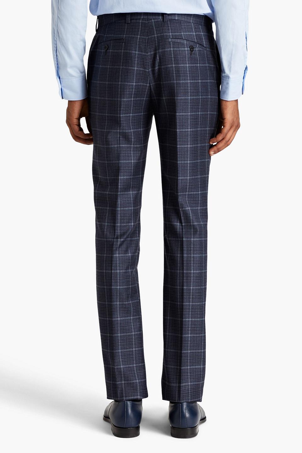 Paul Smith Soho Checked Wool Suit in Blue for Men | Lyst