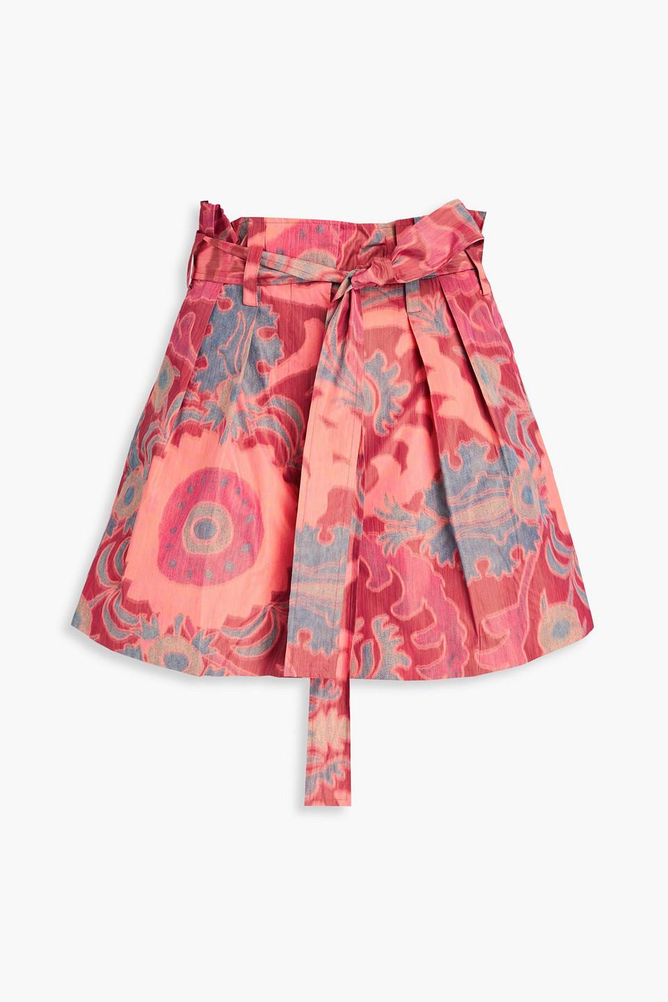 Ulla Johnson Nalani floral-print shorts - Blue