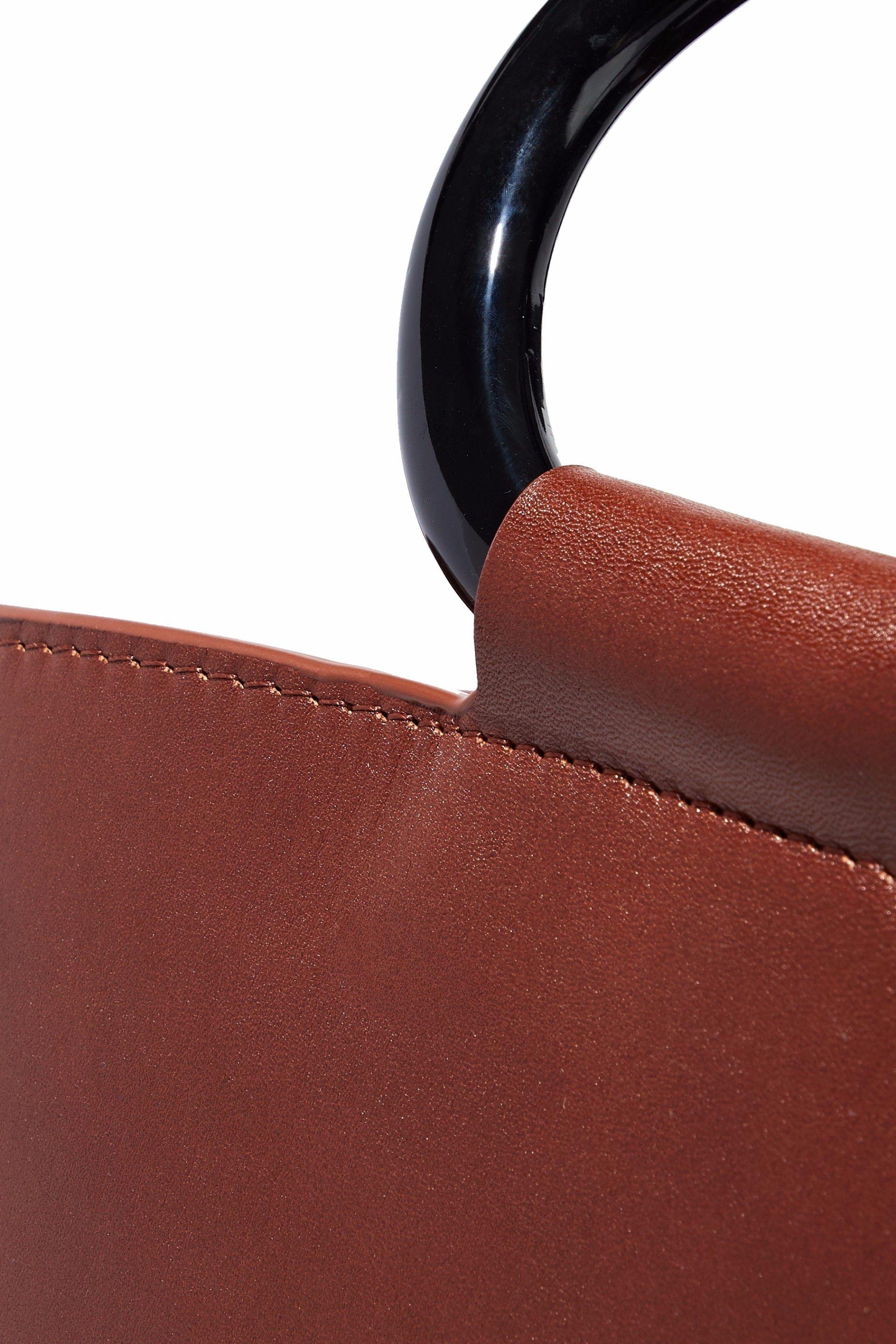 staud seberg leather shoulder bag