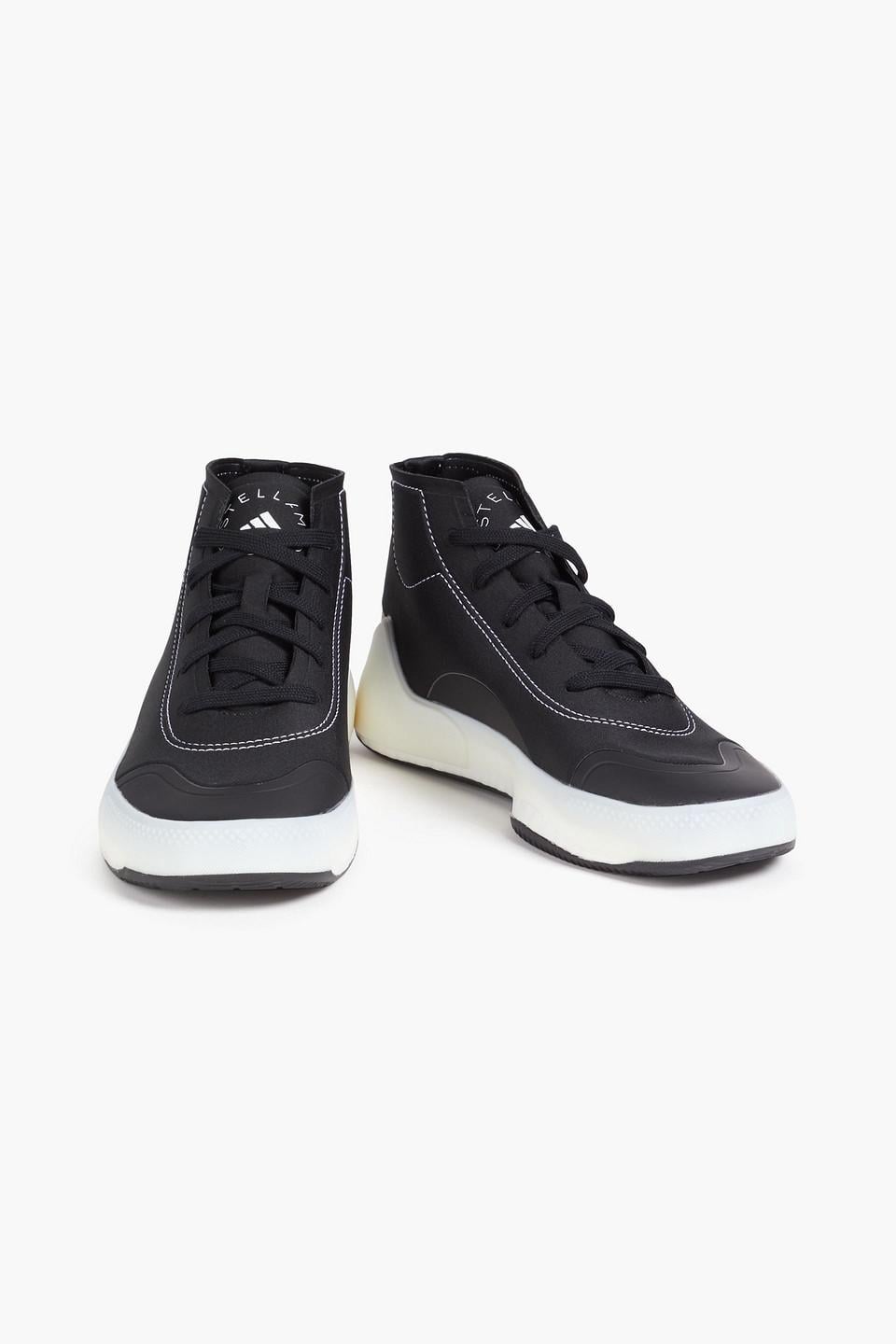adidas gazelle silver green womens Adidas X Stella McCartney Women's Treino Mid-Cut Cloud White High Top  Sneakers main image 0