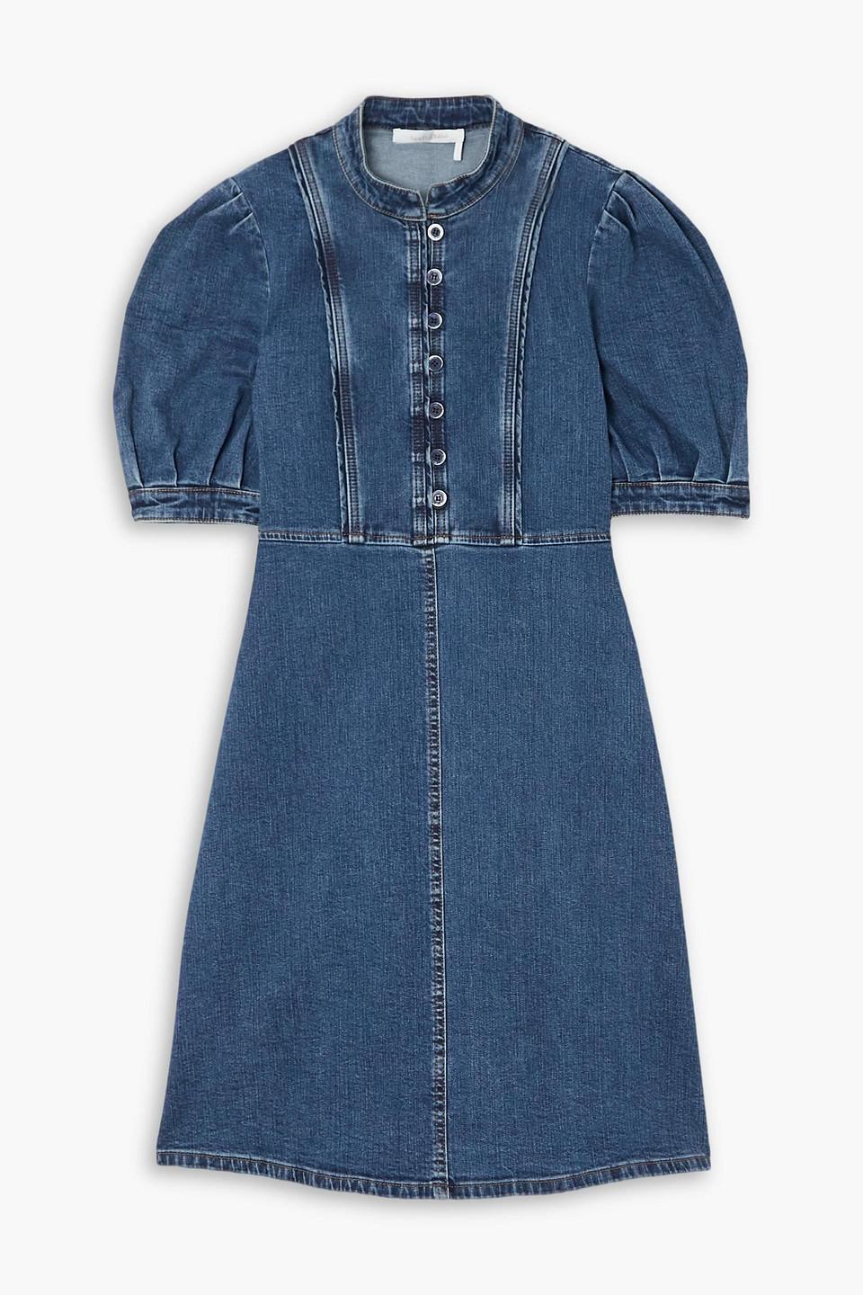 See By Chlo Signature Denim Dress in Blue | Lyst Australia