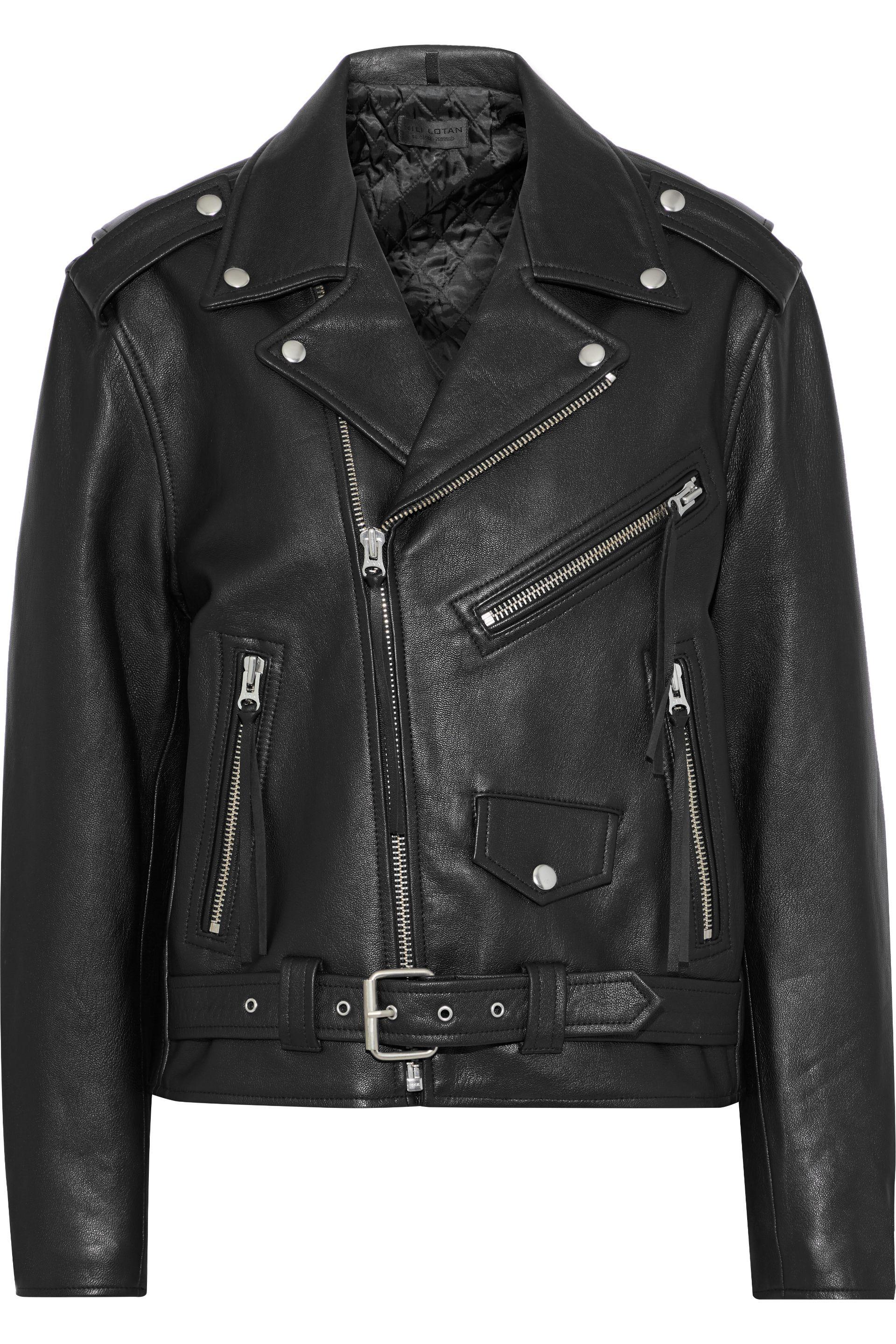 Nili Lotan Rebel Leather Moto Jacket (final Sale) in Black - Save 17% ...