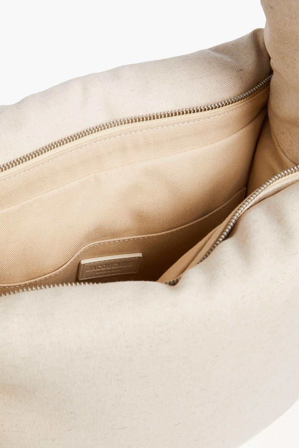 Jacquemus Le Cuscinu Canvas Shoulder Bag in Natural | Lyst