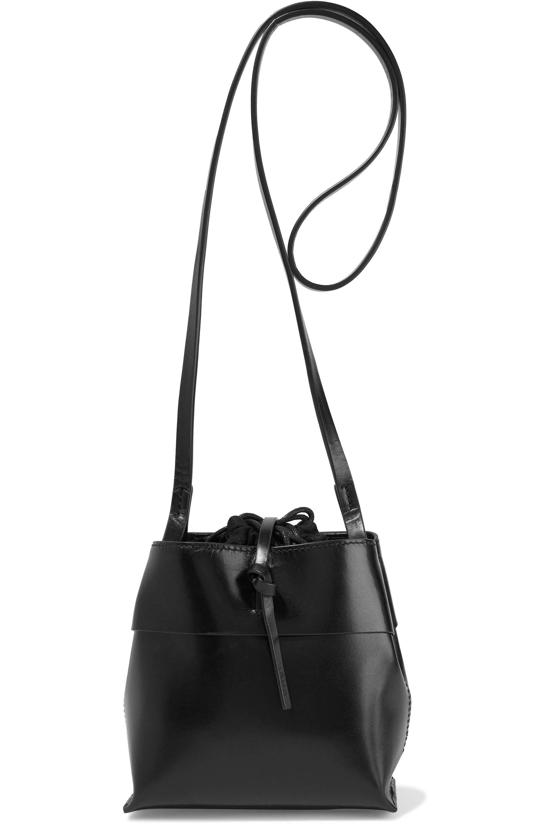 kara tie leather shoulder bag