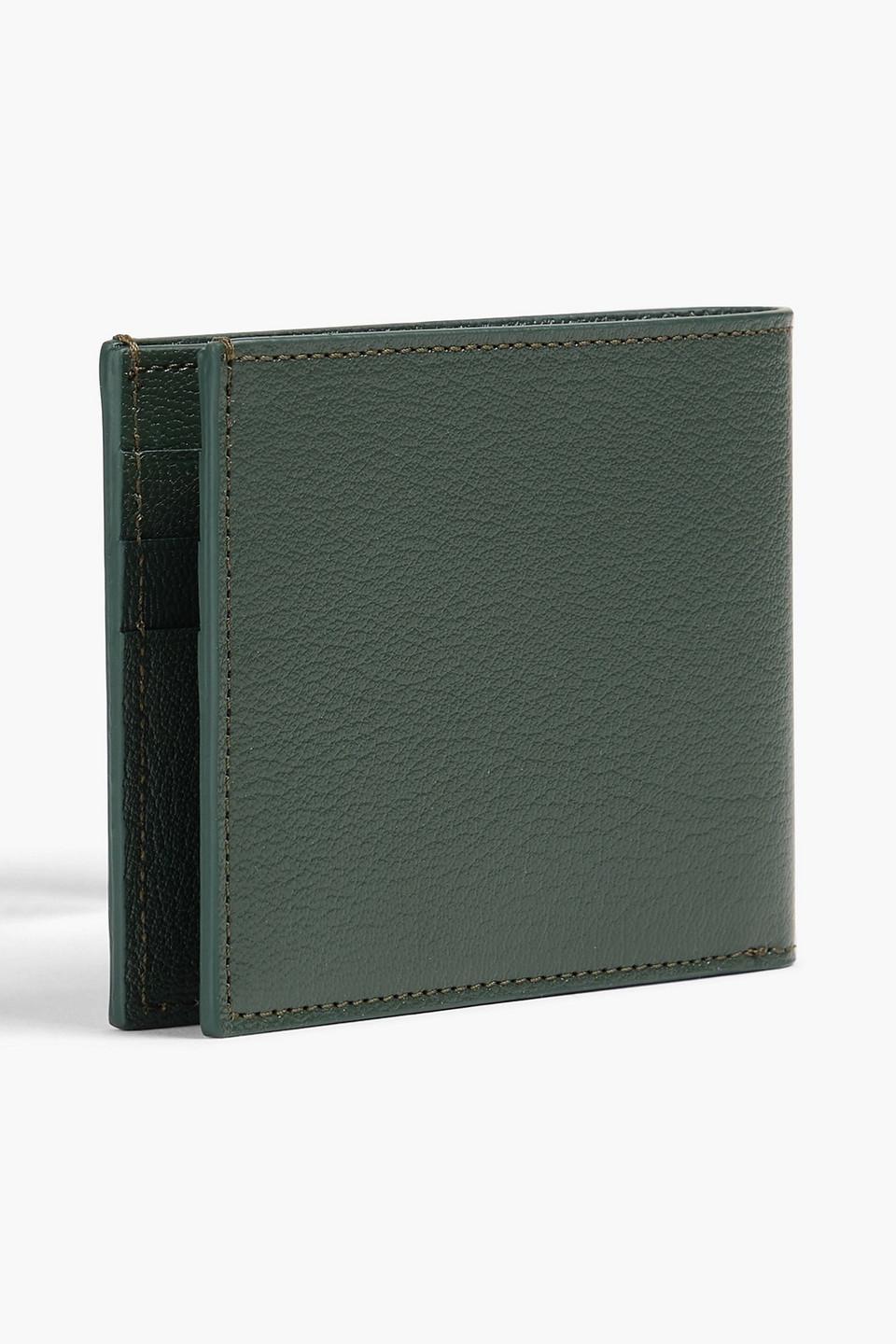 Paul Smith Pebbled-leather Wallet in Green for Men | Lyst UK