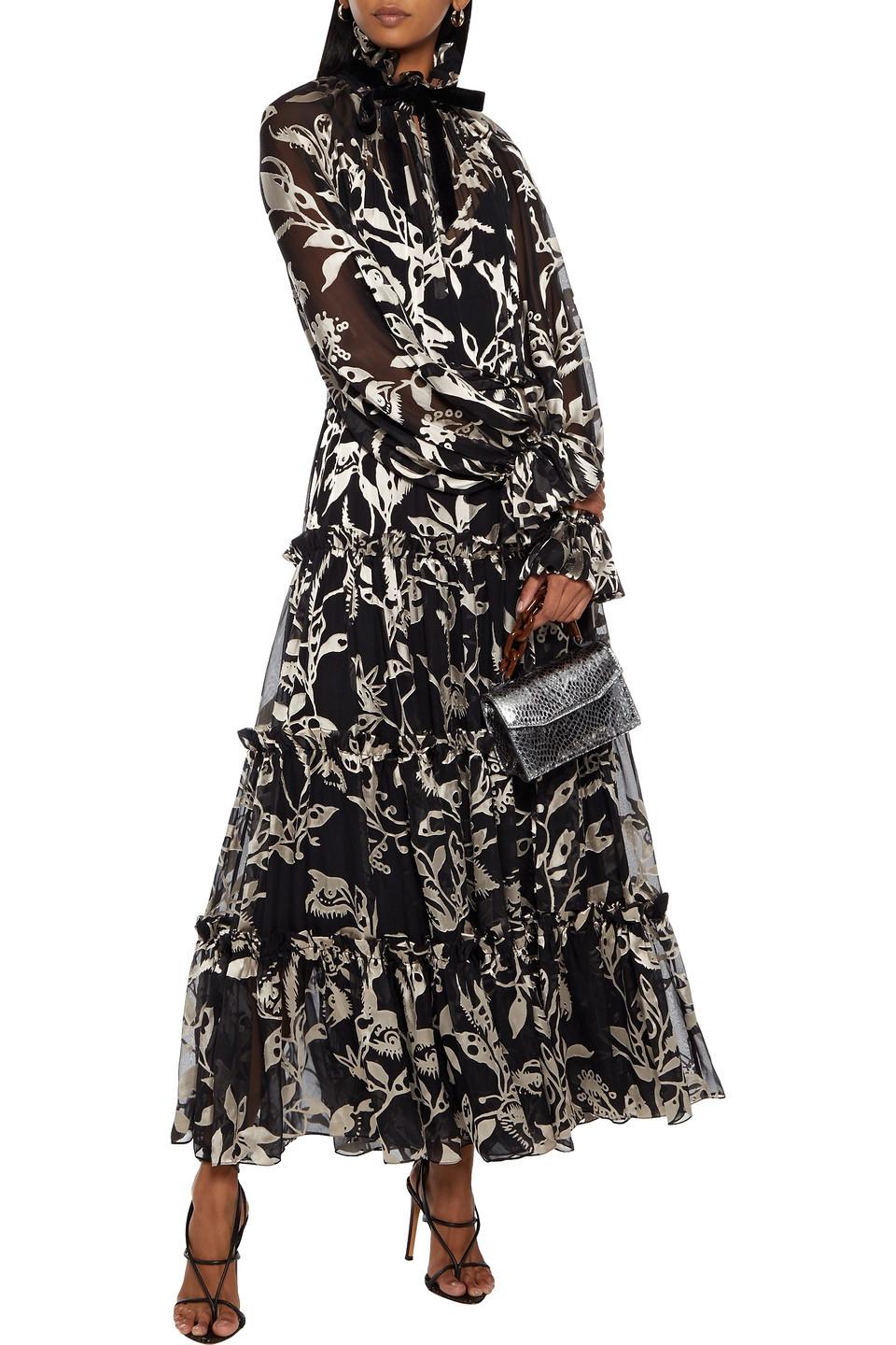 Zimmermann Ladybeetle Tiered Pussy-bow 