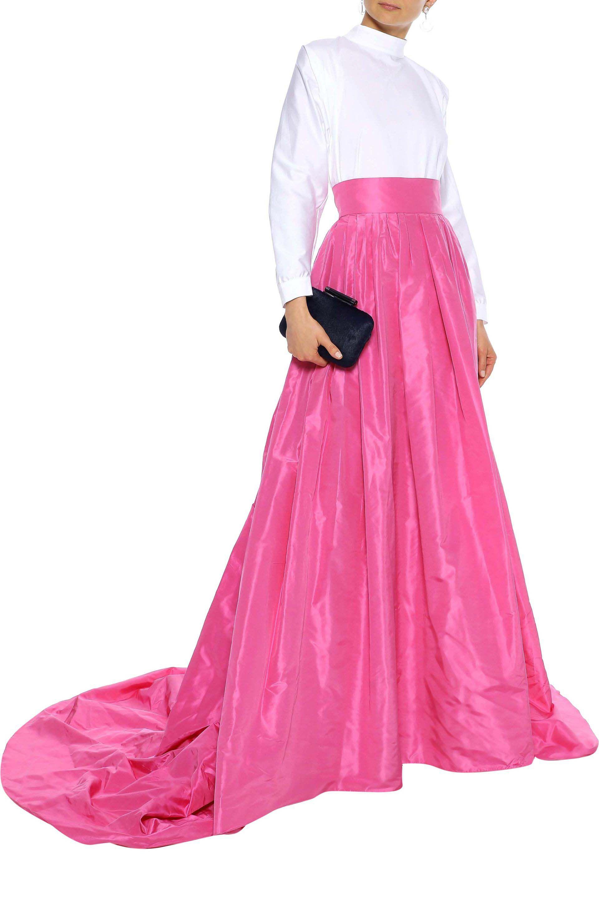 carolina herrera maxi skirt