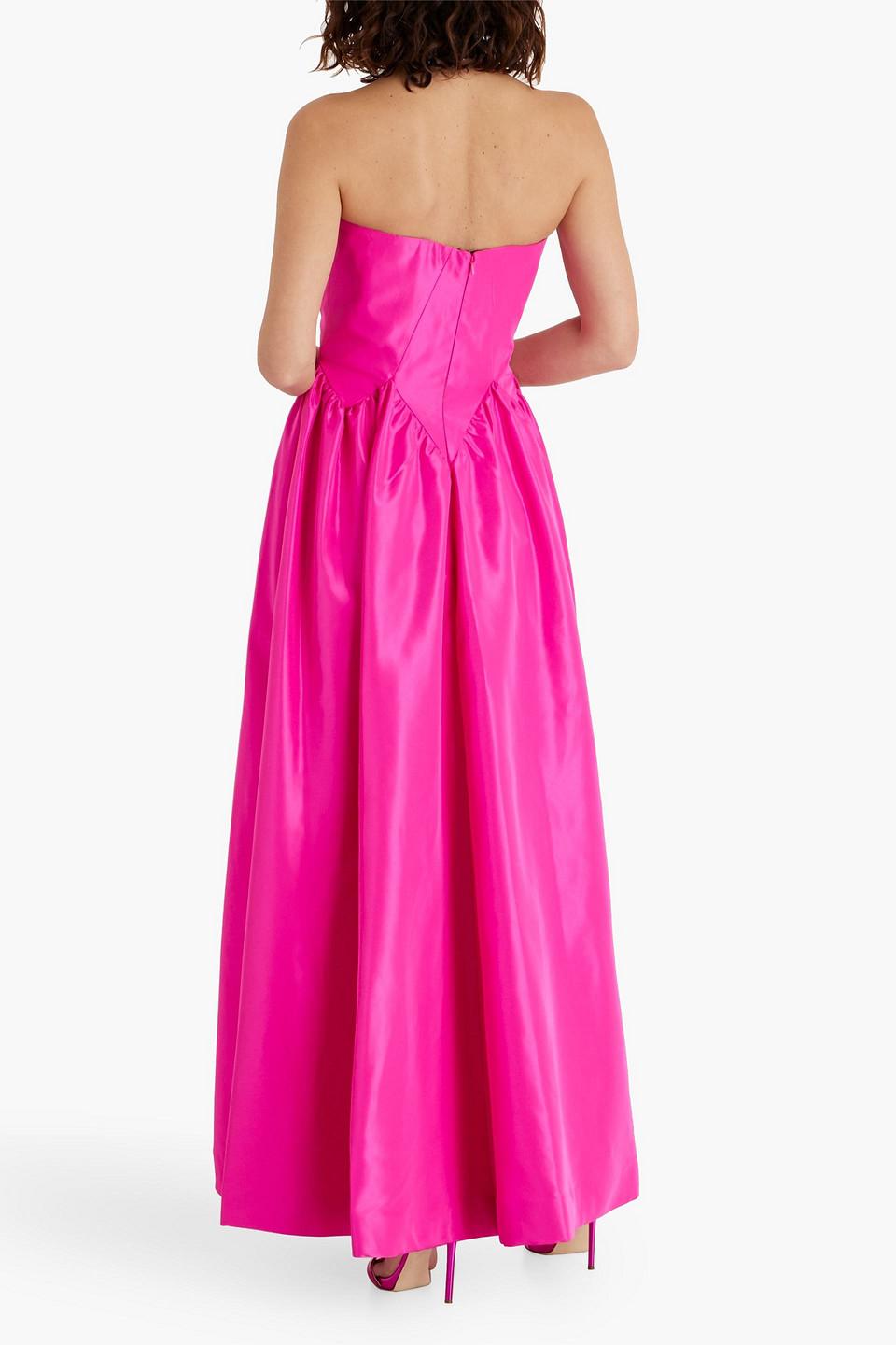 plus size floral embroidered dress Plus-Size Long Prom Dress with Puff Sleeves