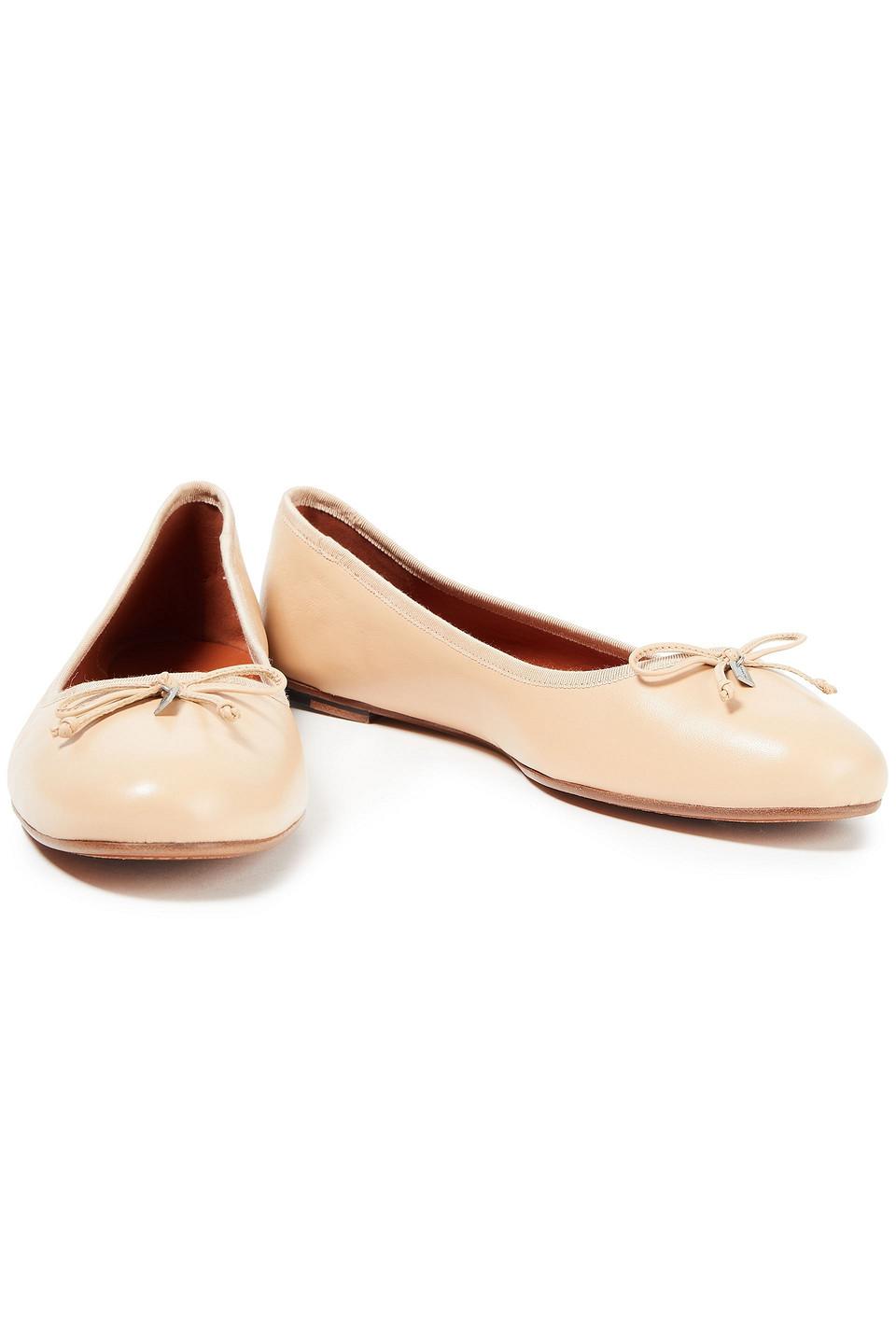 coach flats with bow