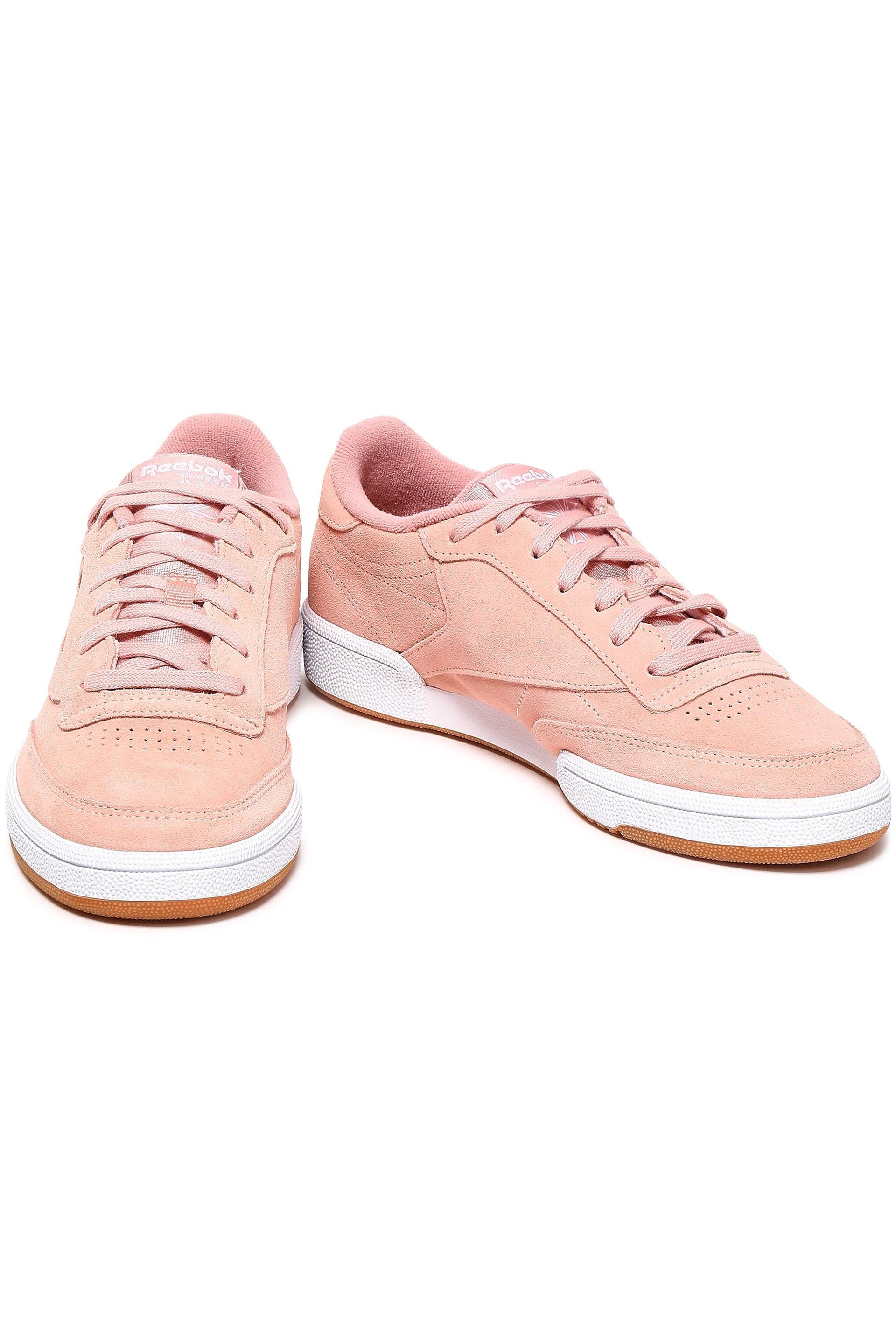 reebok blush sneakers