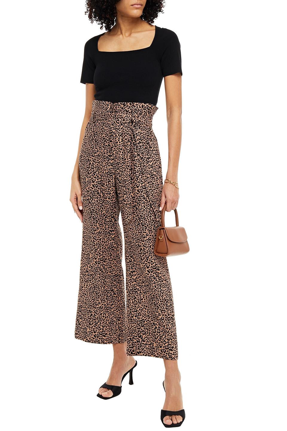reformation leopard pants