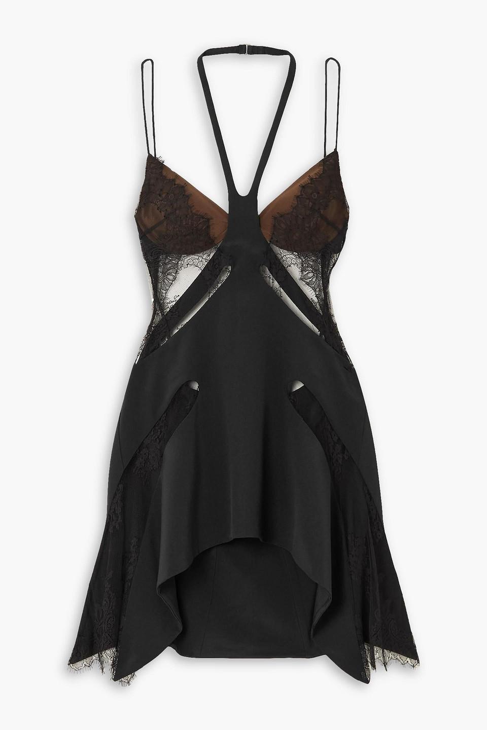 Dion Lee Butterfly Cutout Stretch-lace, Crepe And Tulle Mini Dress in Black | Lyst UK Dion Lee Butterfly Cutout Stretch-lace, Crepe And Tulle Mini Dress in Black | Lyst UK
