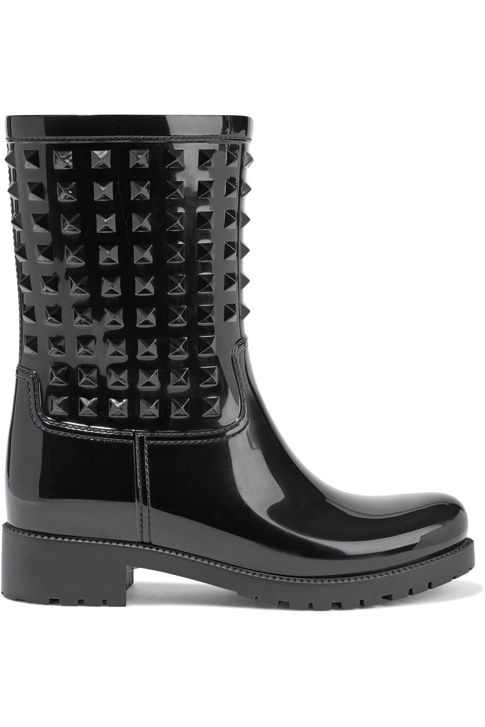 rockstud rain boots