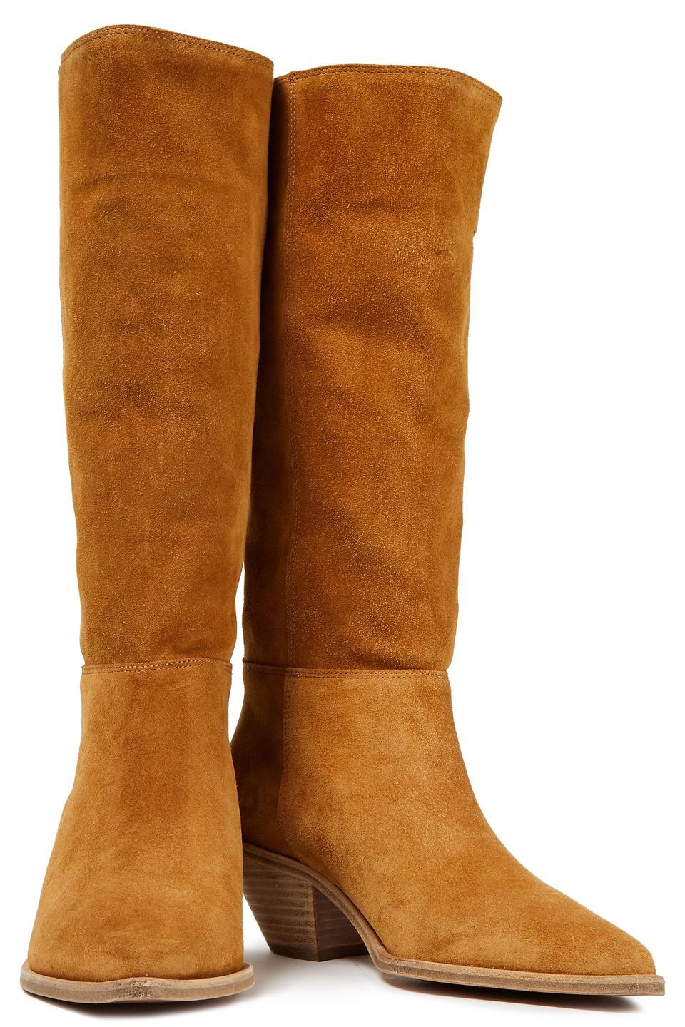 Ba&sh Suede Boots in Brown | Lyst