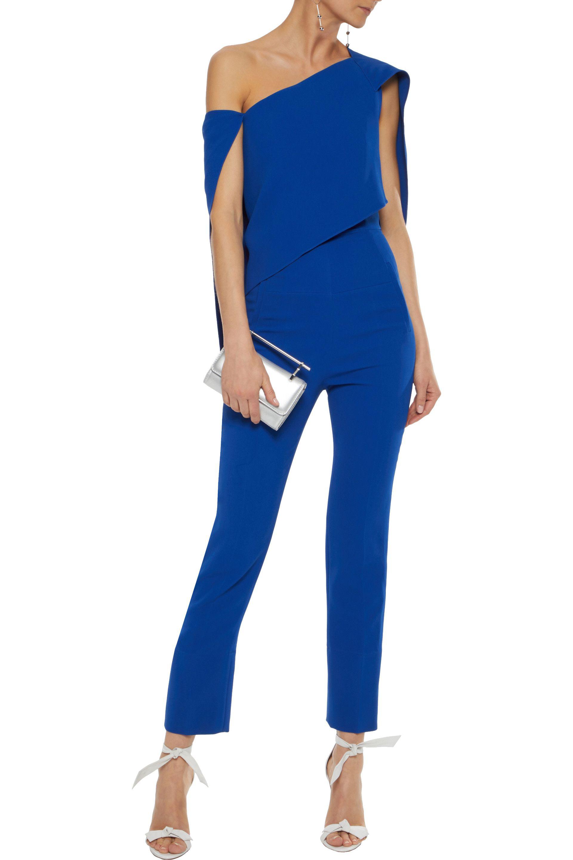 Roland Mouret Carlton One-shoulder Cape 