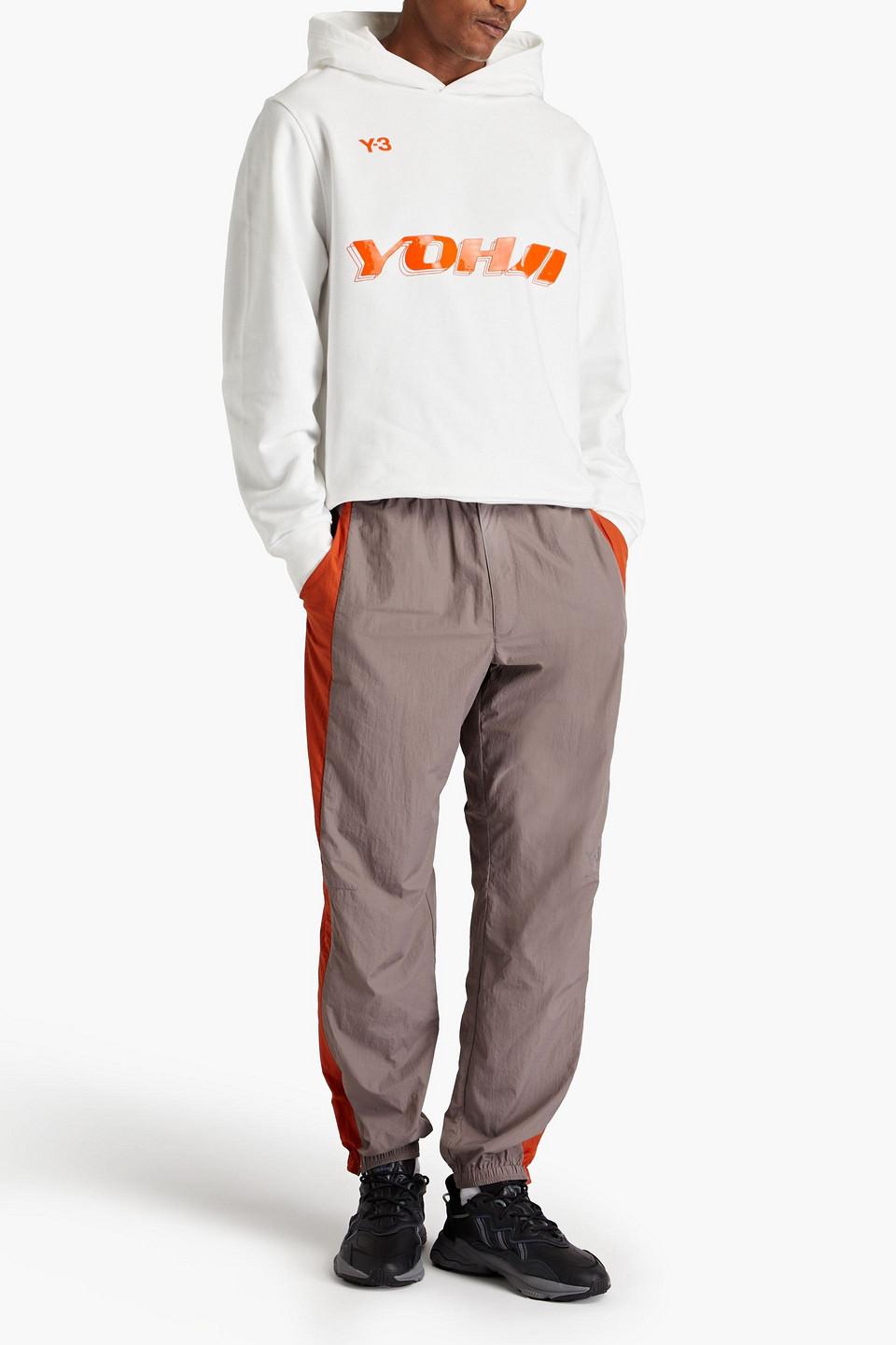 Y-3 Printed Shell Track Pants in Natural for Men | Lyst Canada