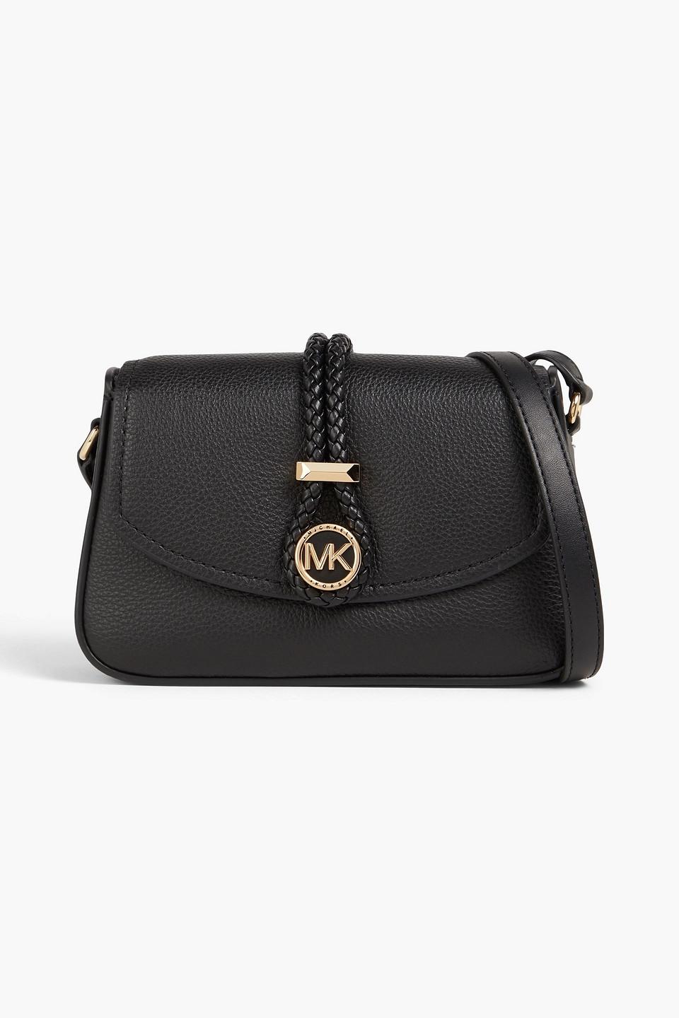 MICHAEL Michael Kors Lea Pebbledleather Shoulder Bag in Black Lyst UK