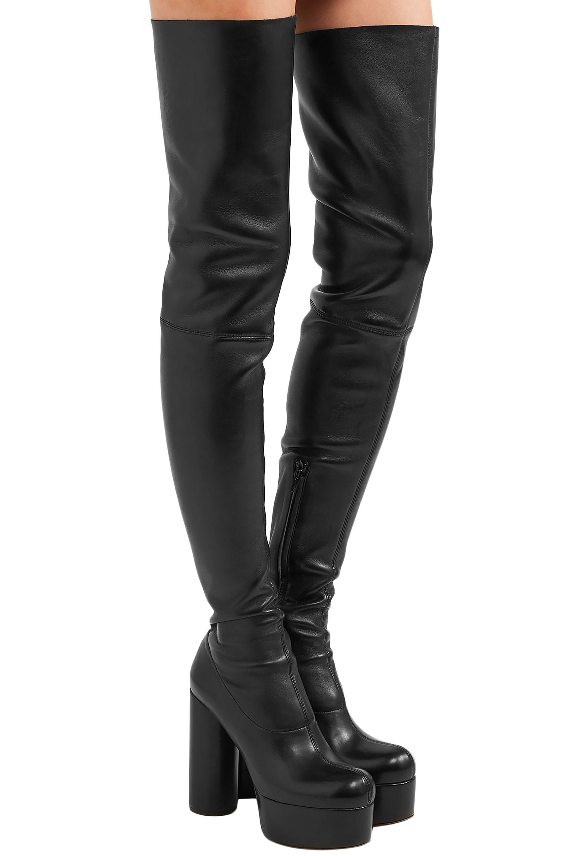 thigh platform boots