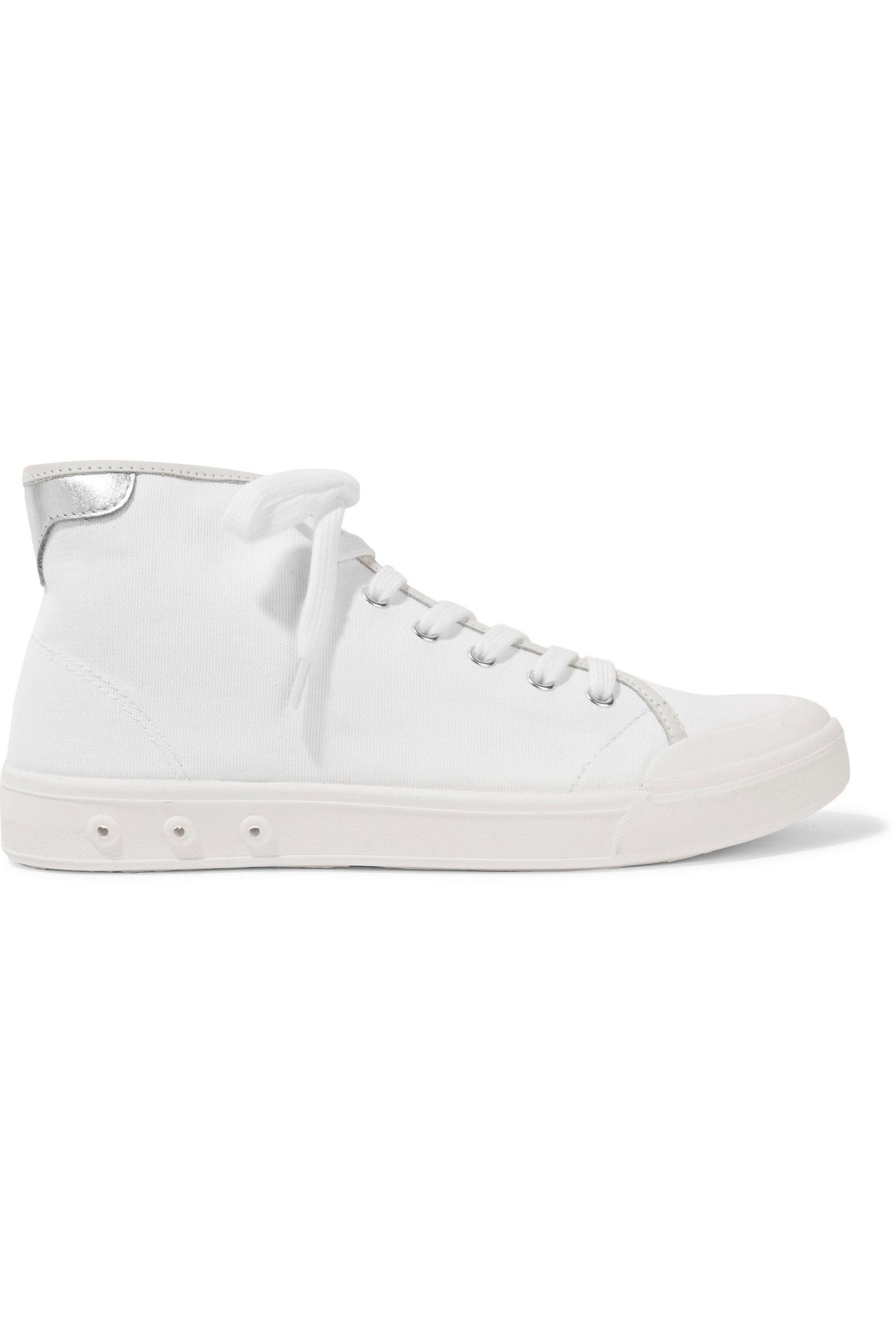 Download Rag & Bone Standard Issue Leather-trimmed Canvas High-top ...