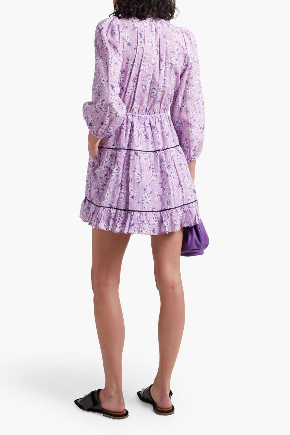 Ulla Johnson Brienne Tie-neck Pleated 