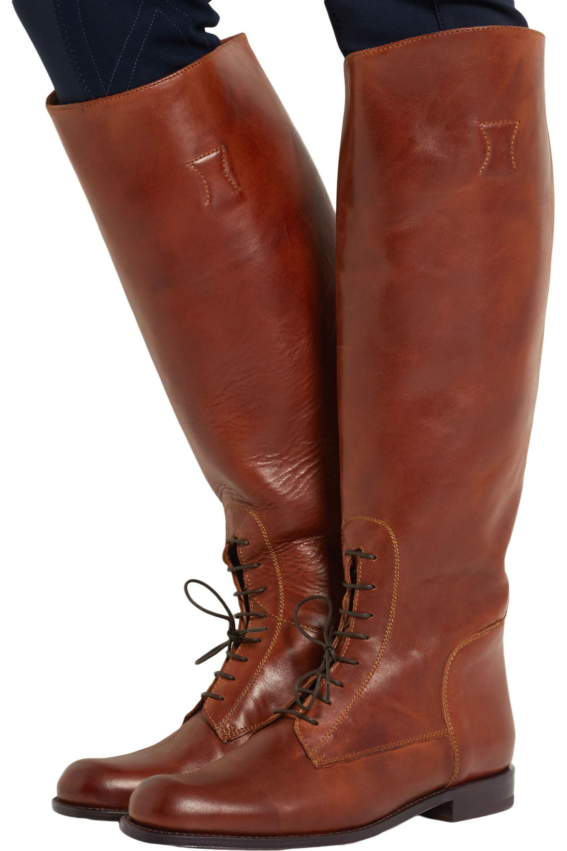 ariat boot laces brown