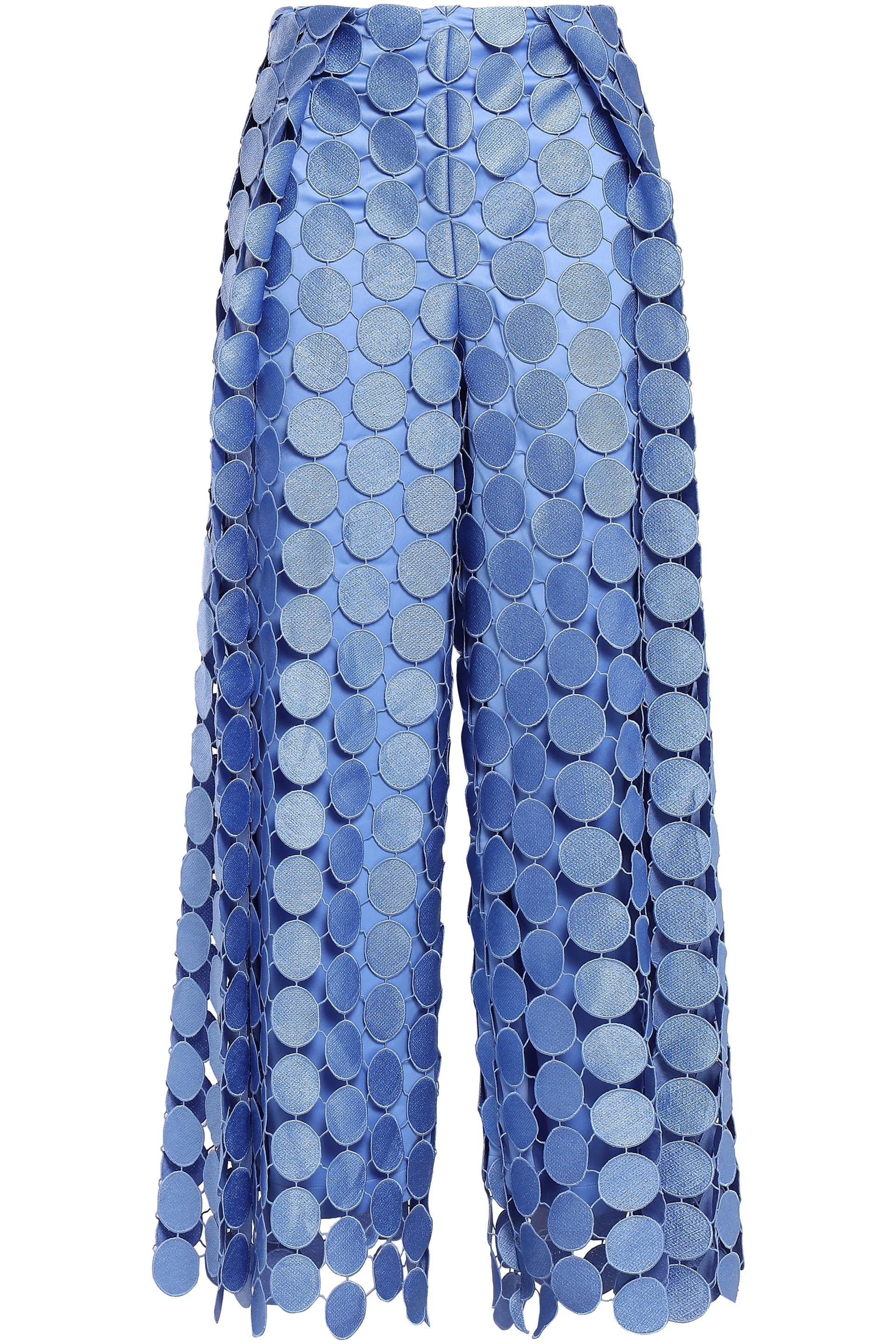 Lace wide cheap leg pants