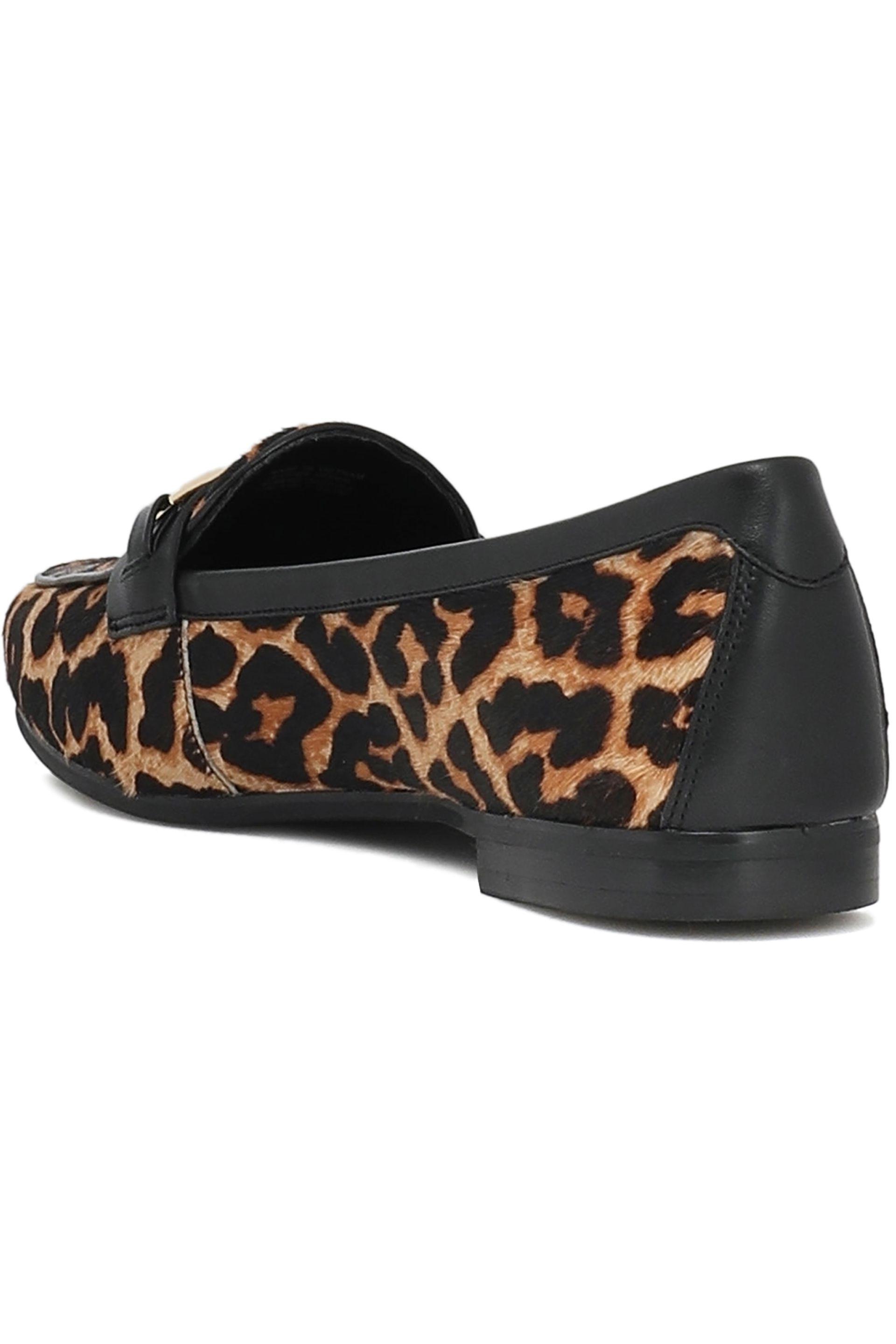 MICHAEL Michael Kors Leather Paloma Embellished Leopardprint Calf Hair Loafers Animal Print Lyst
