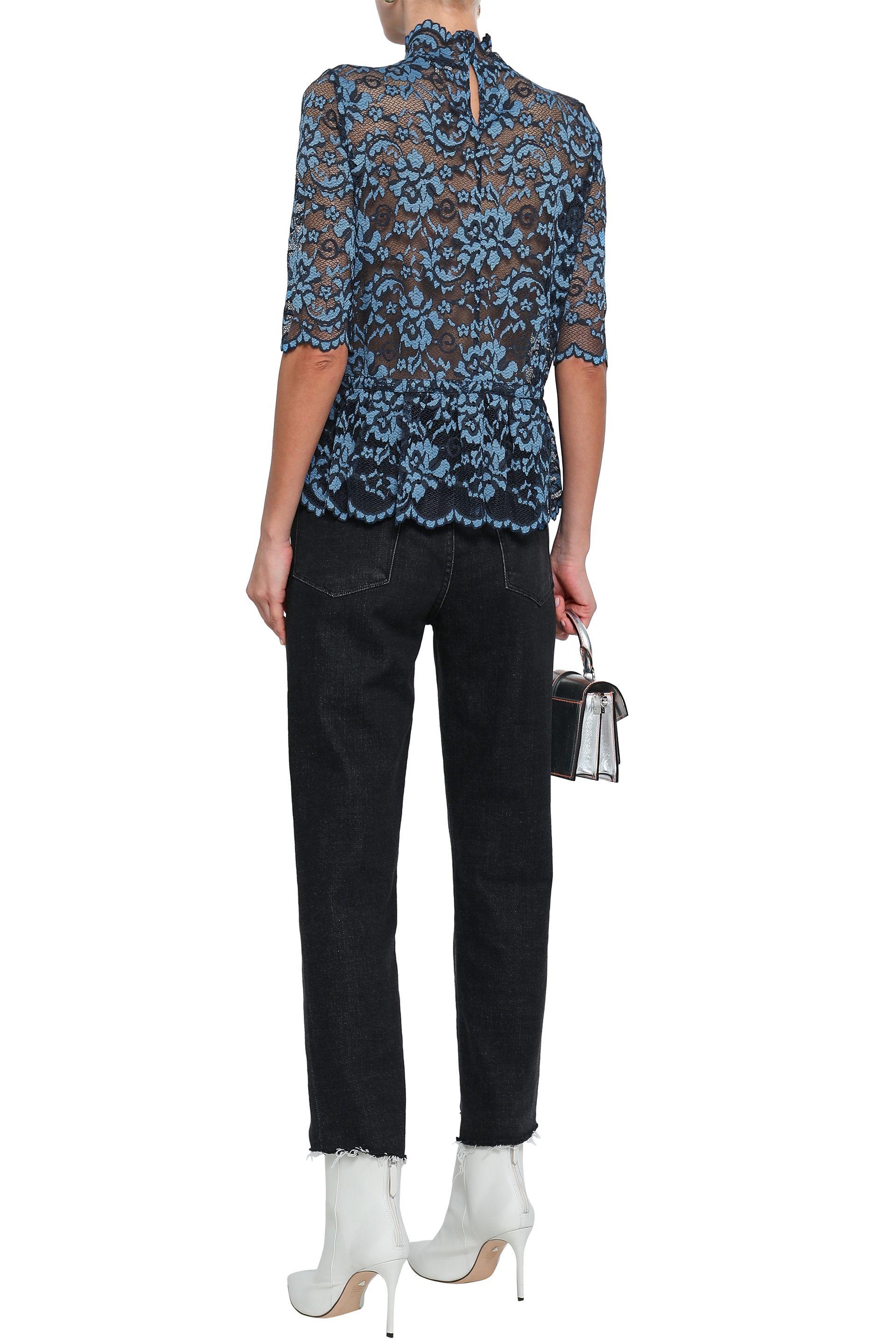 turtleneck peplum top