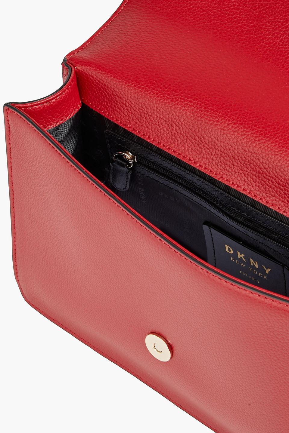 Dkny Elissa Phone Crossbody - Bright Red/Gold