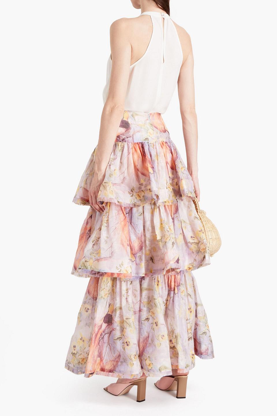 Zimmermann tiered clearance skirt