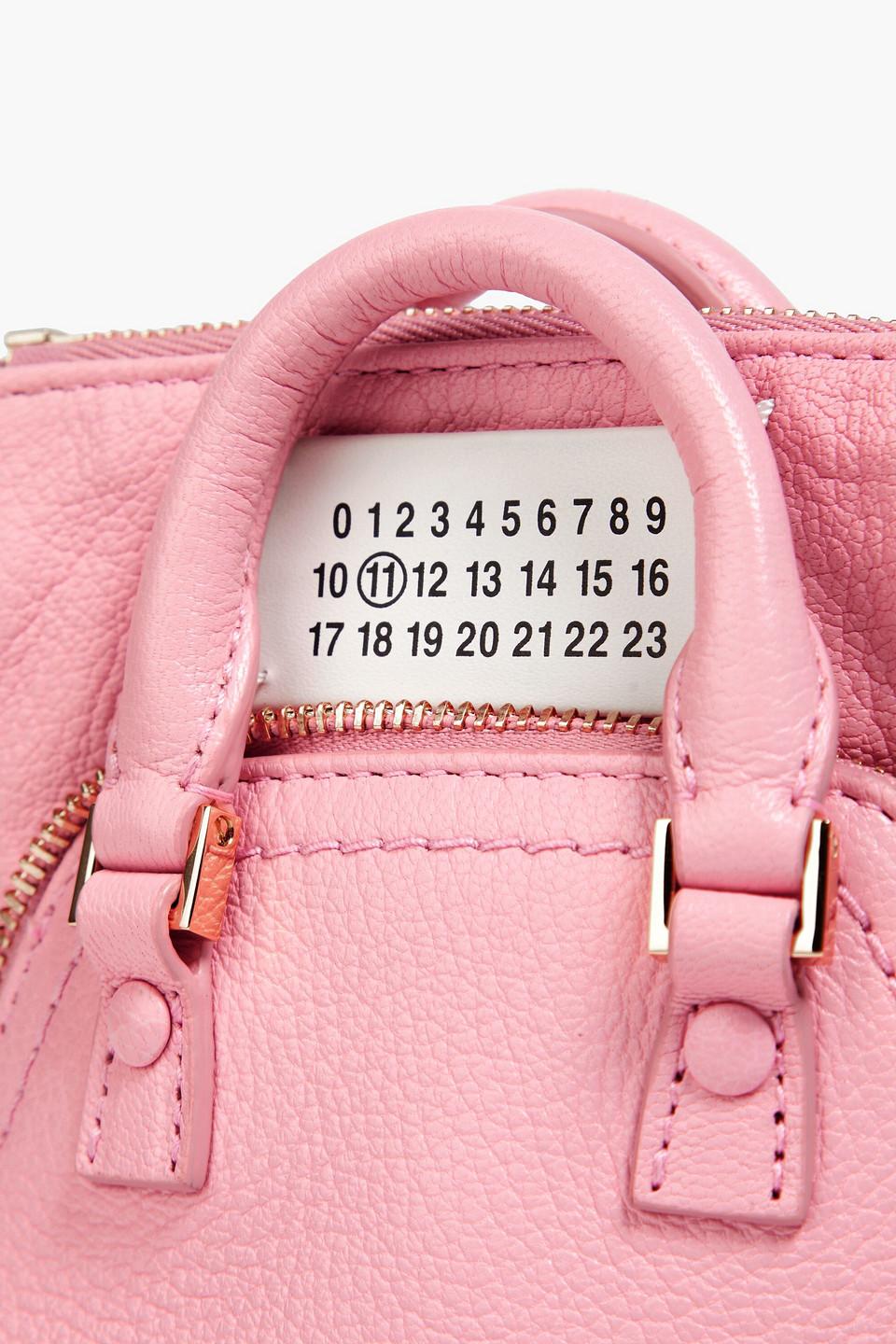 Maison Margiela 5ac Classique Baby Leather Shoulder Bag in Pink