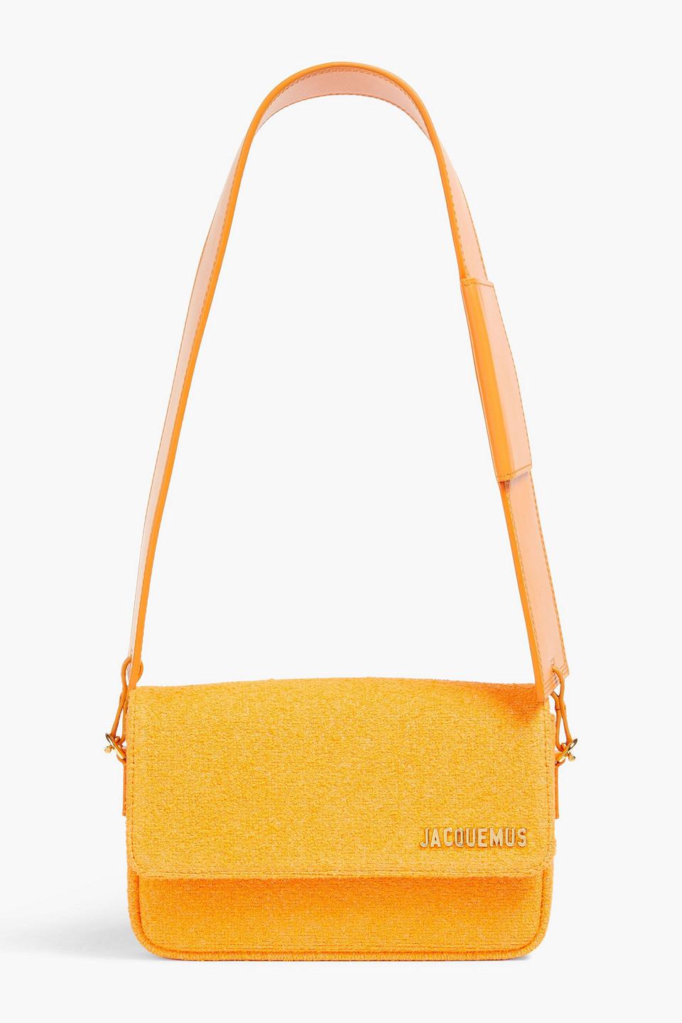 Jacquemus Le Carinu Bouclé Shoulder Bag in Orange Lyst