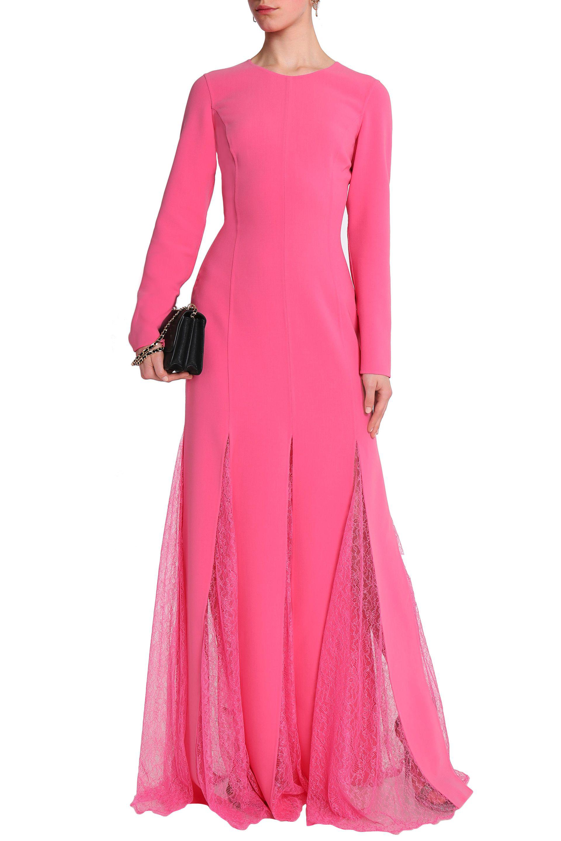 michael kors gowns pink