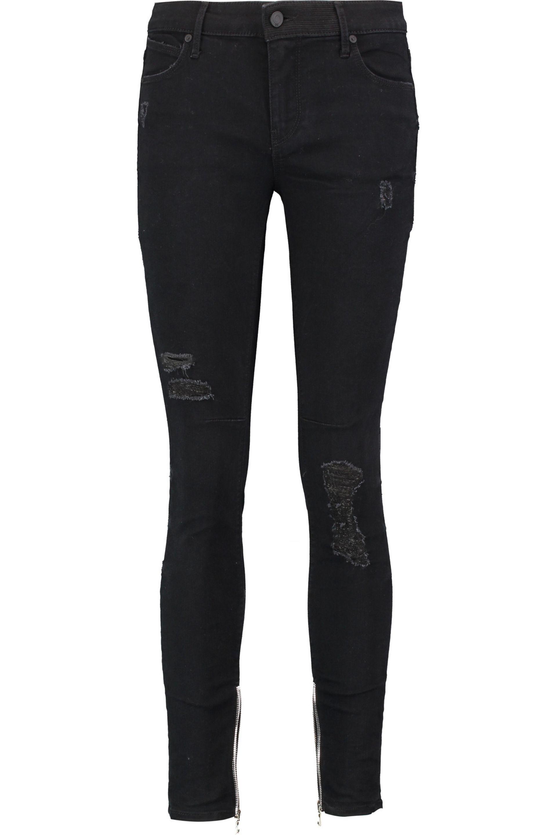 rta distressed skinny jeans