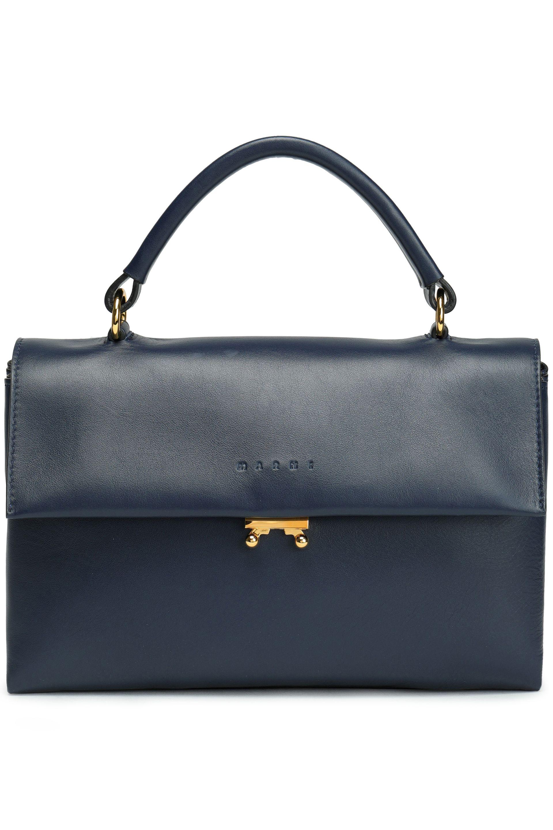 marni leather shoulder bag