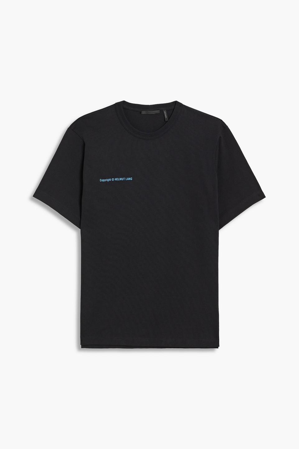 praktisk vindue parti Helmut Lang Assorted Tee Logo-print Cotton-jersey T-shirt in Black for Men  | Lyst