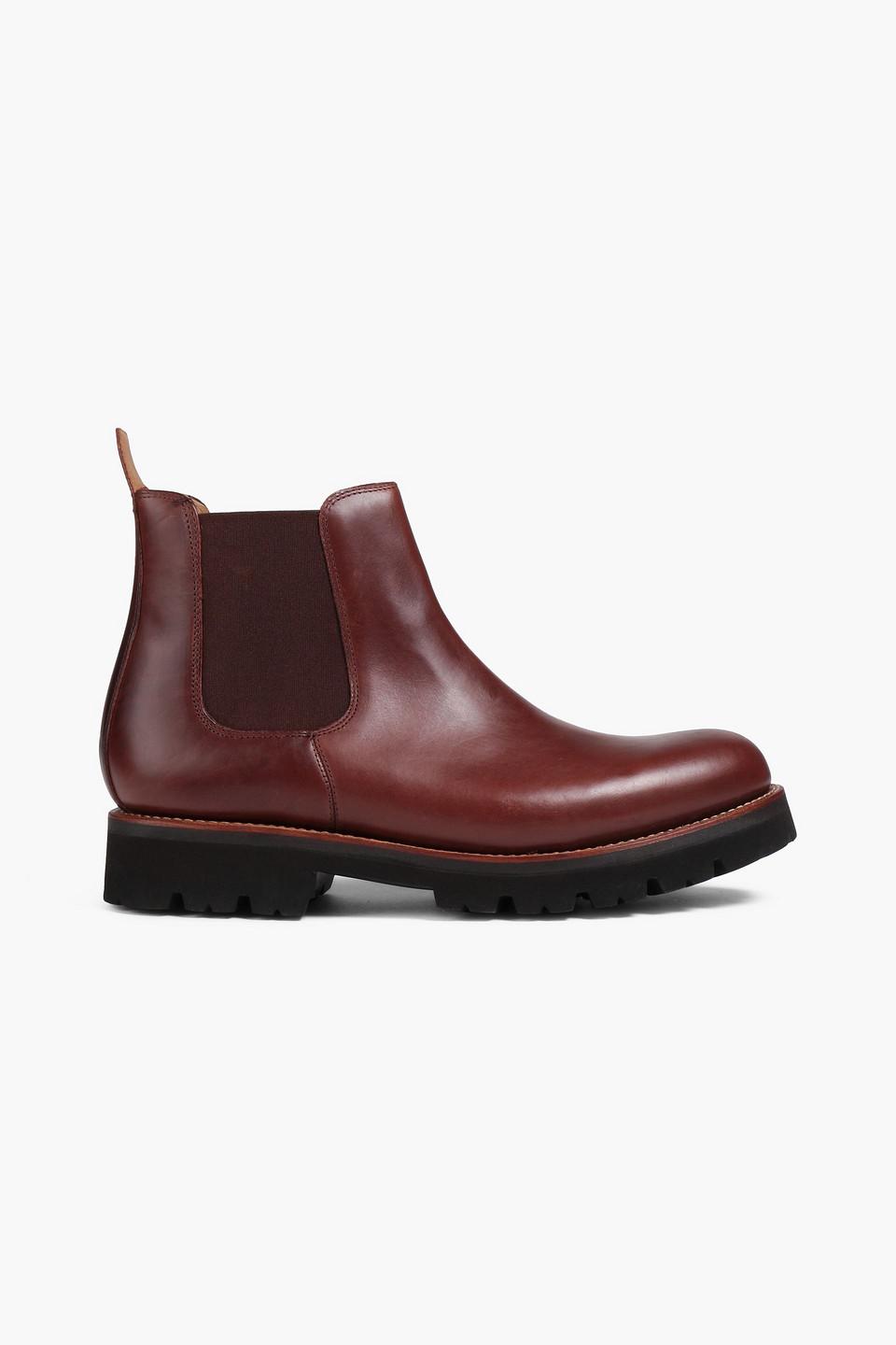Grenson Warner Leather Chelsea Boots in Brown for Men Lyst