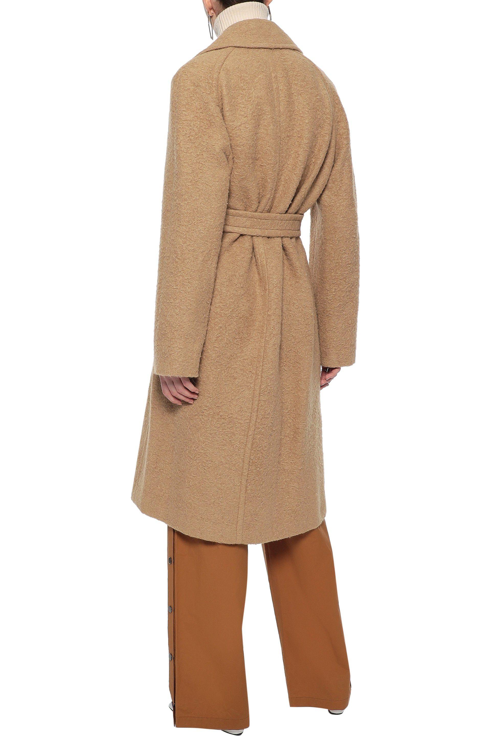 helmut lang alpaca coat